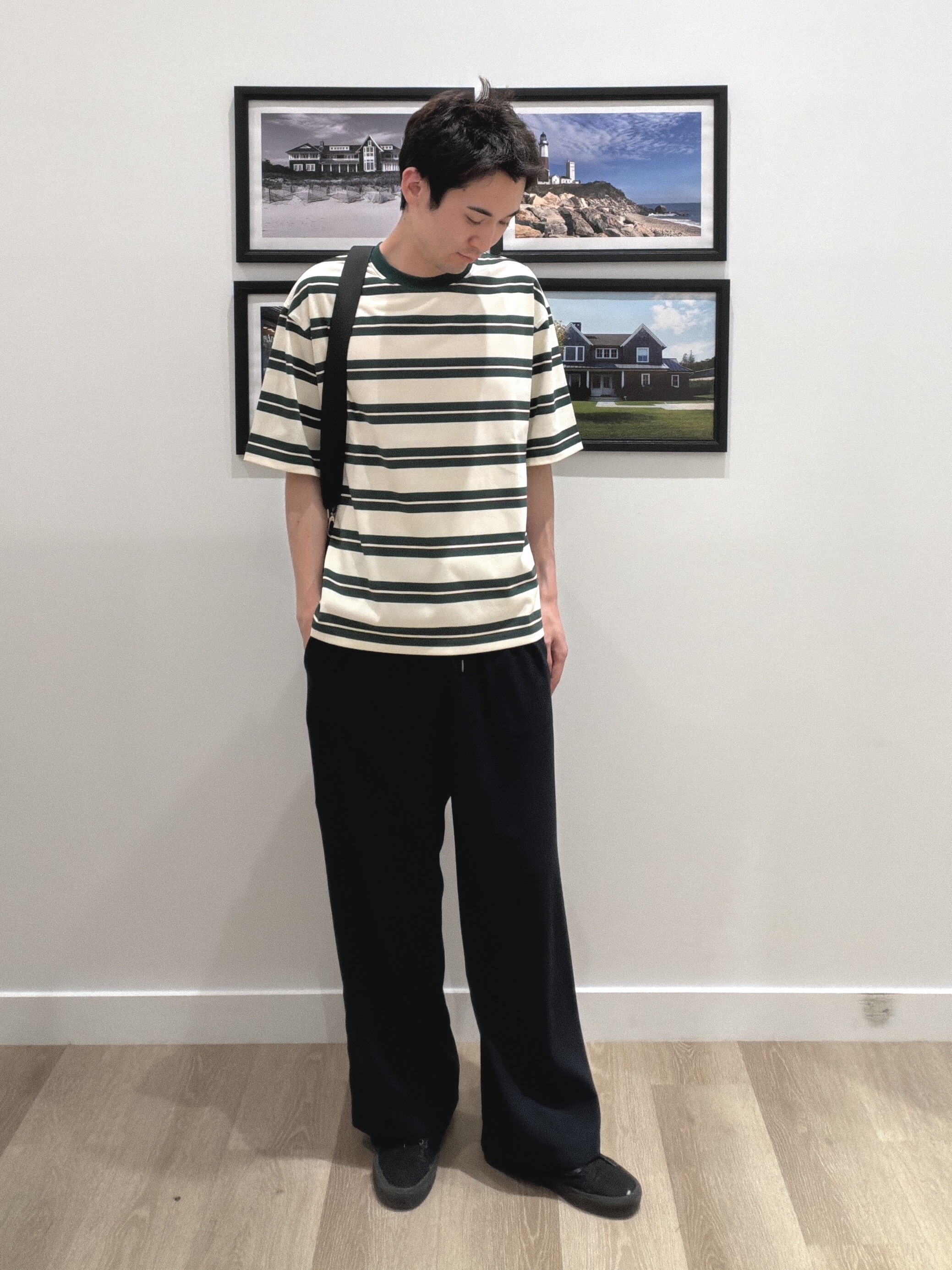 oikawaさんの「Dessin｜【洗える】ボーダークルーカットソー」を使ったコーディネート