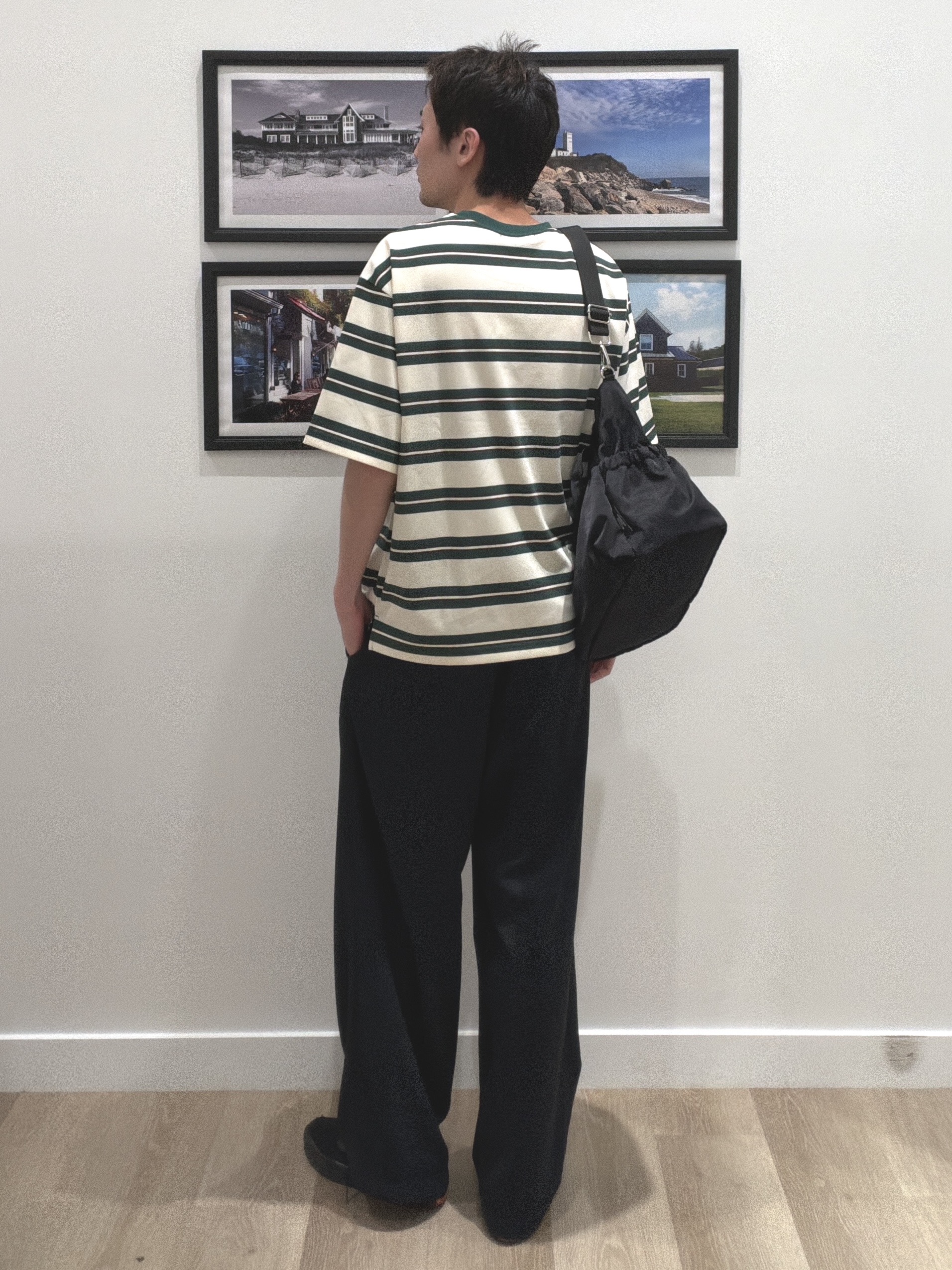 oikawaさんの「Dessin｜【洗える】ボーダークルーカットソー」を使ったコーディネート