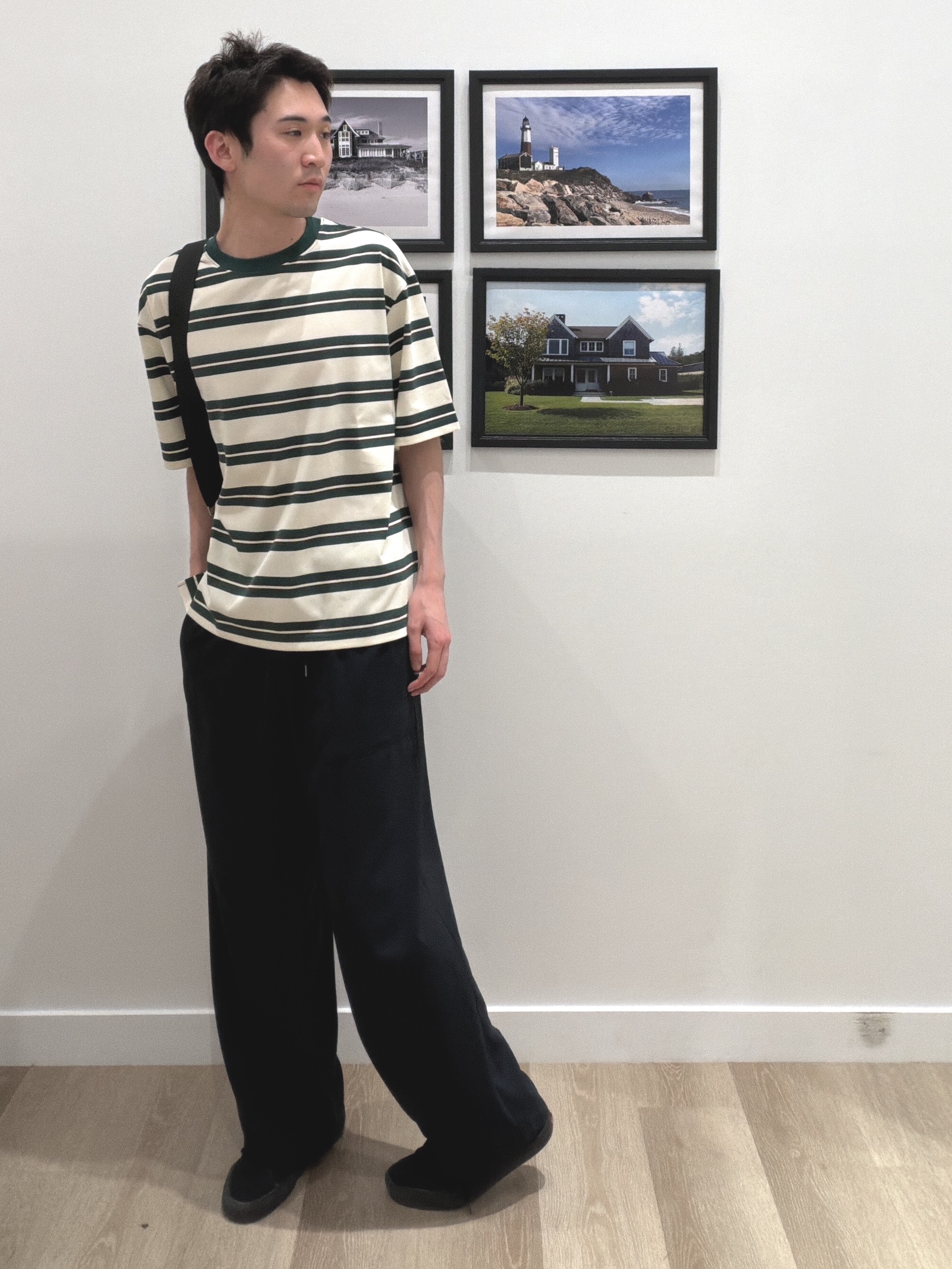oikawaさんの「Dessin｜【洗える】ボーダークルーカットソー」を使ったコーディネート