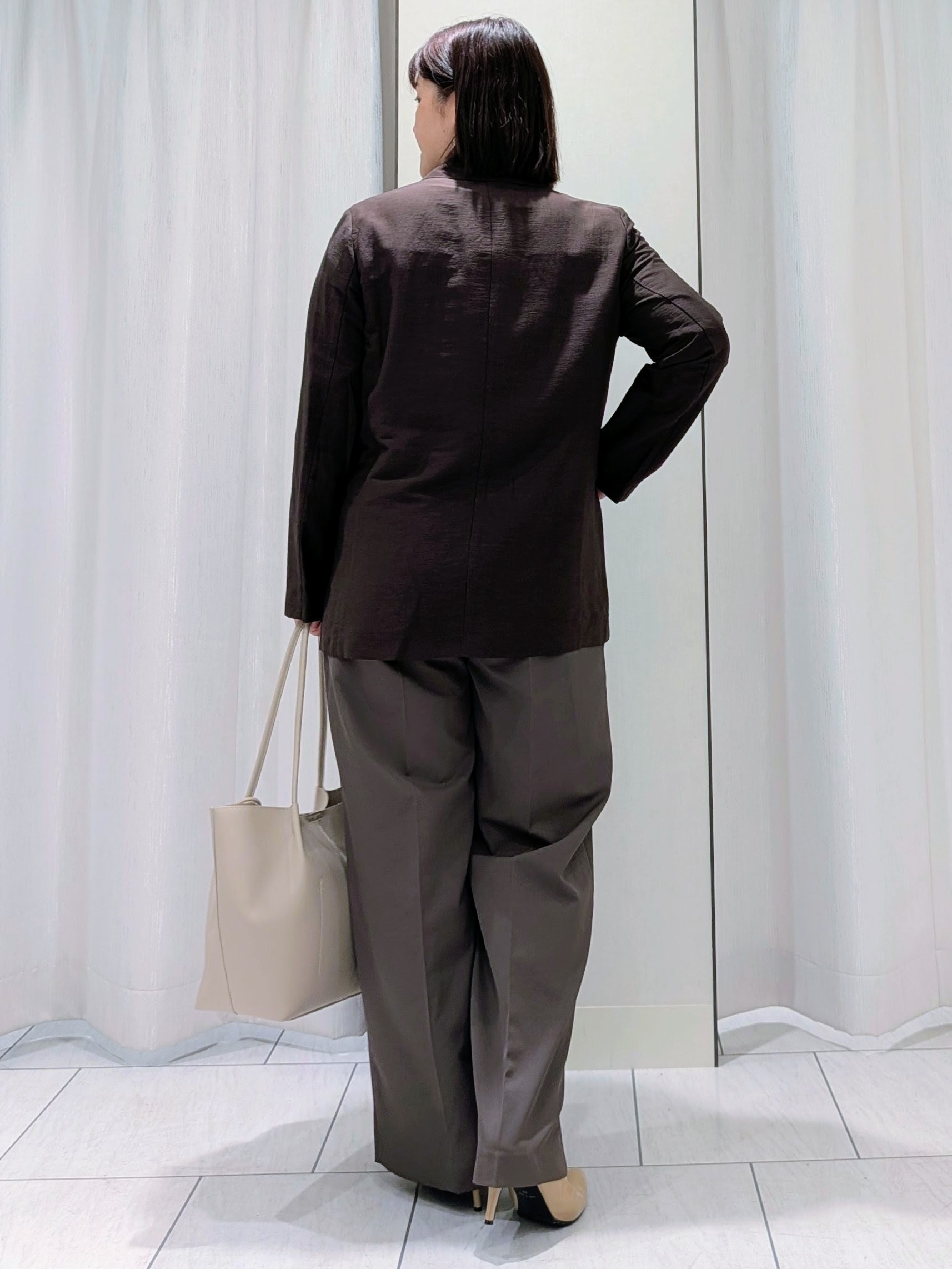 Onumaさんの「UNTITLED｜【程よいシアー感/洗える】エアリーバイオジャケット」を使ったコーディネート