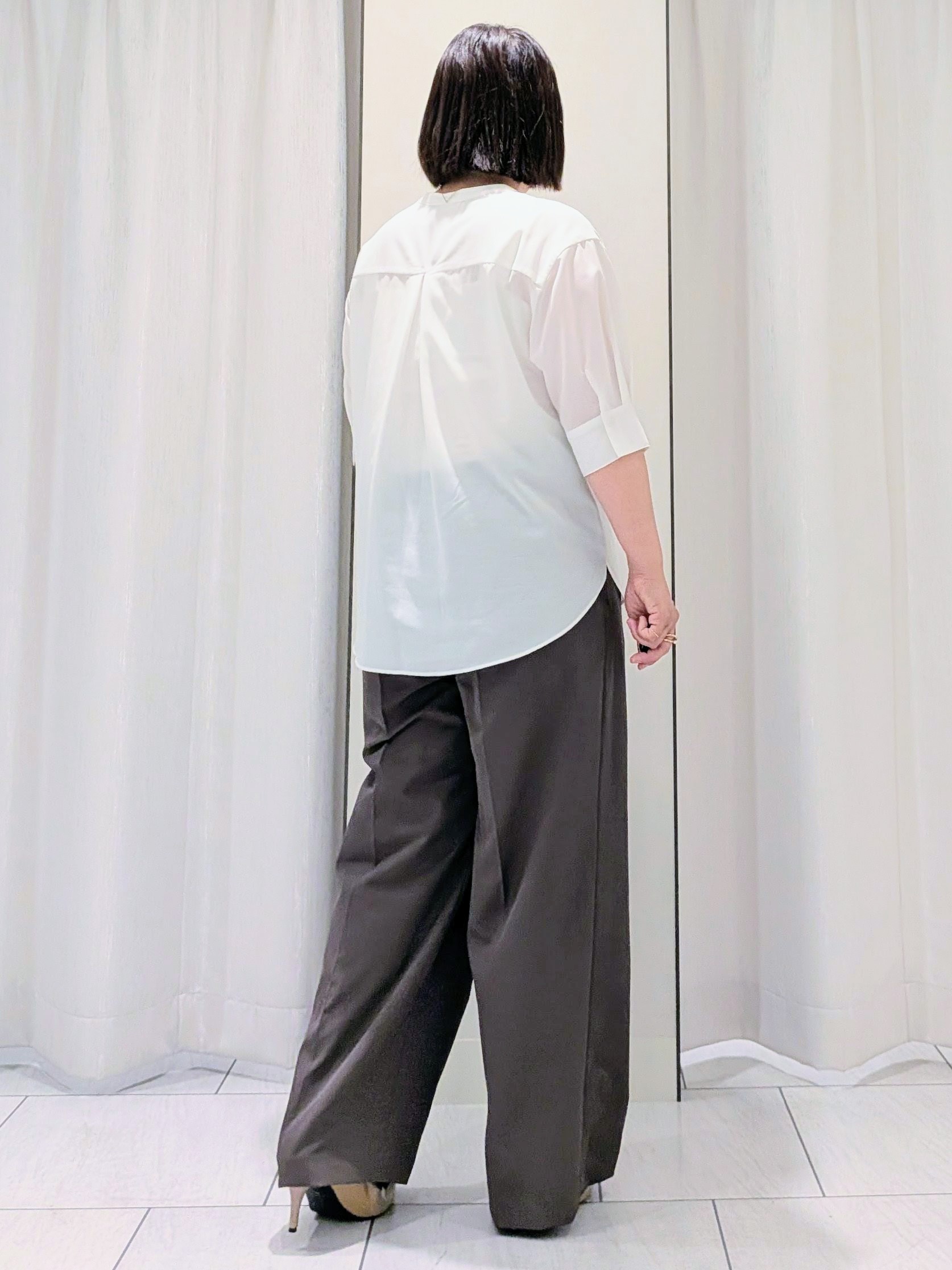 Onumaさんの「UNTITLED｜【程よいシアー感/洗える】エアリーバイオジャケット」を使ったコーディネート