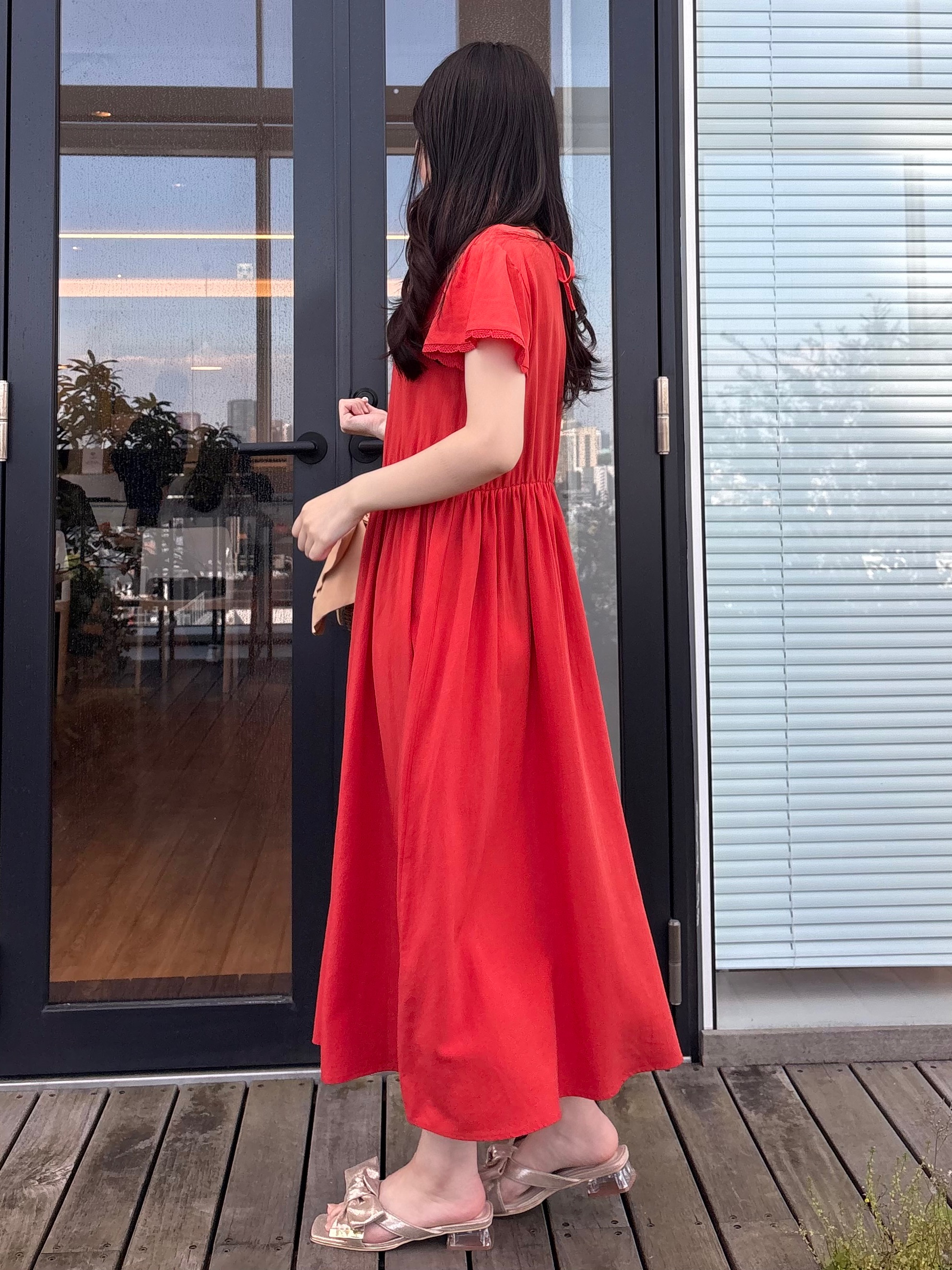 AOIさんの「Couture brooch｜【洗える】バックリボンOP」を使ったコーディネート