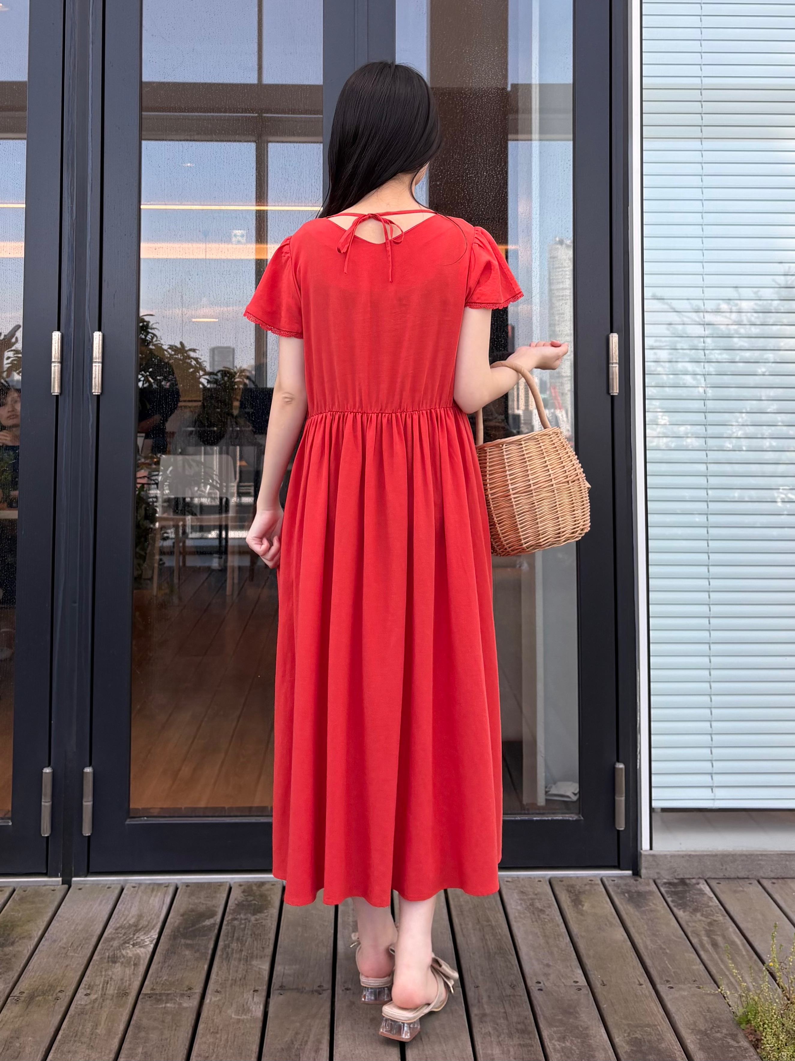 AOIさんの「Couture brooch｜【洗える】バックリボンOP」を使ったコーディネート