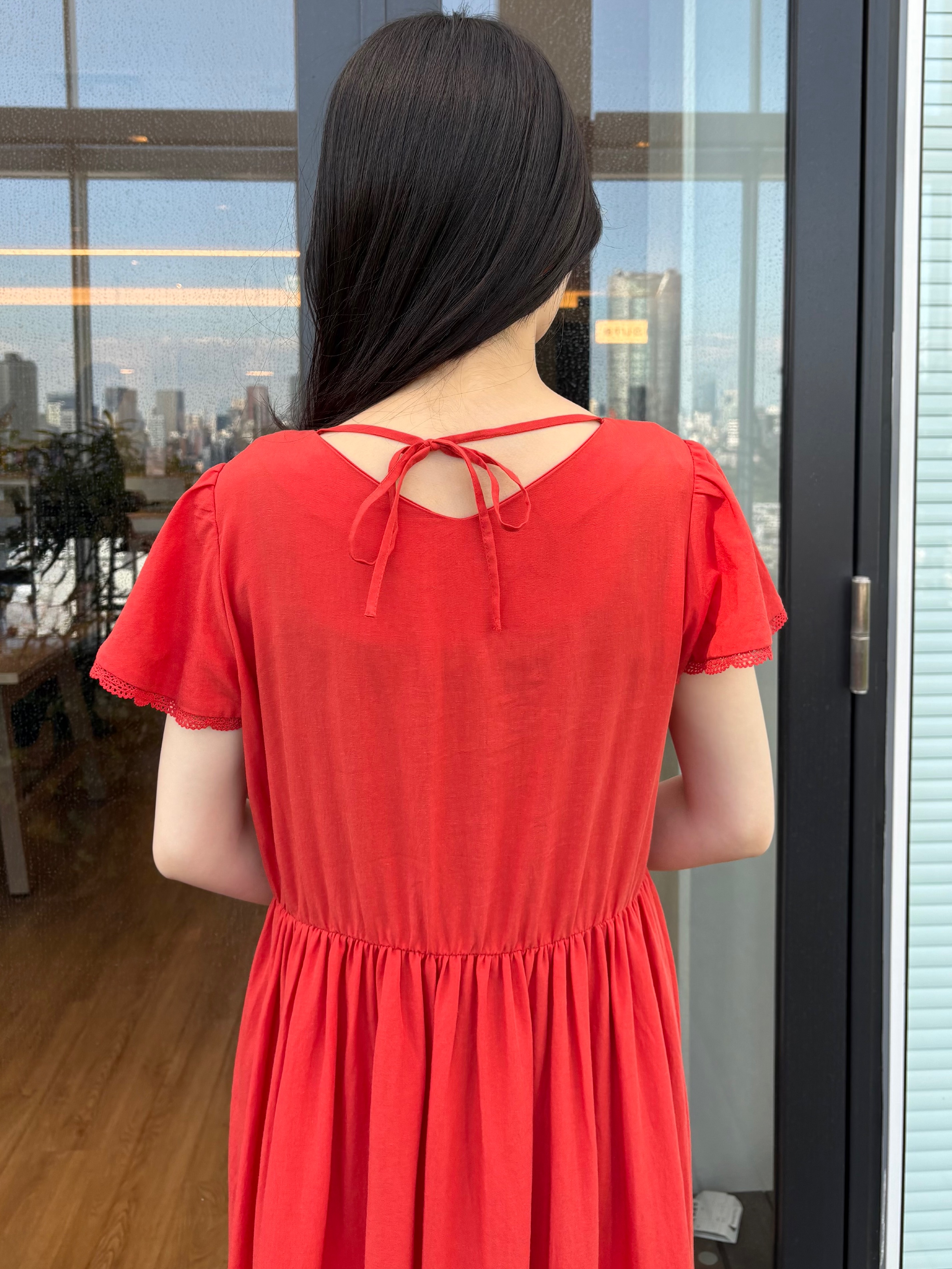 AOIさんの「Couture brooch｜【洗える】バックリボンOP」を使ったコーディネート