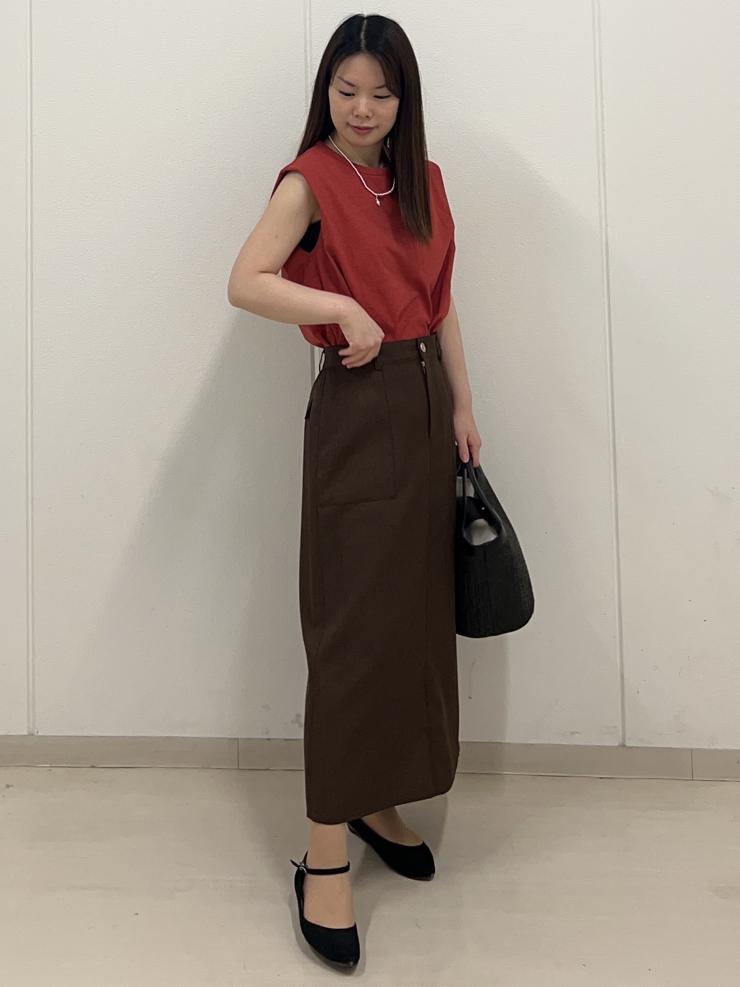 ゆうさんの「Reflect｜【UVカット／接触冷感／吸水速乾】フレンチスリーブプルオーバー」を使ったコーディネート