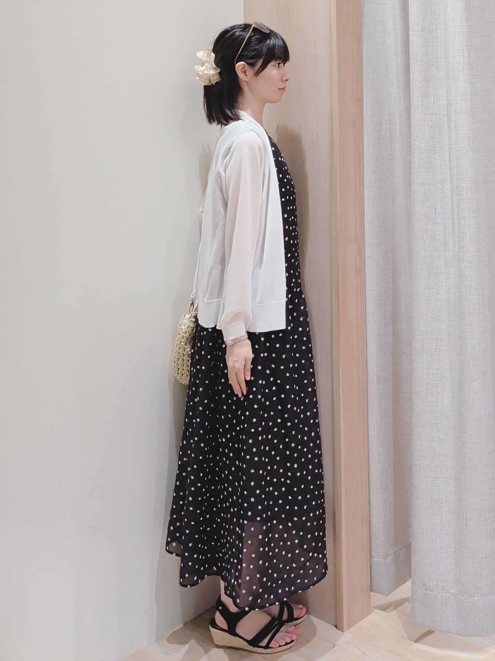 Yuiさんの「grove｜高評価！【接触冷感／UVカットetc】ベーシックショートカーディガン」を使ったコーディネート