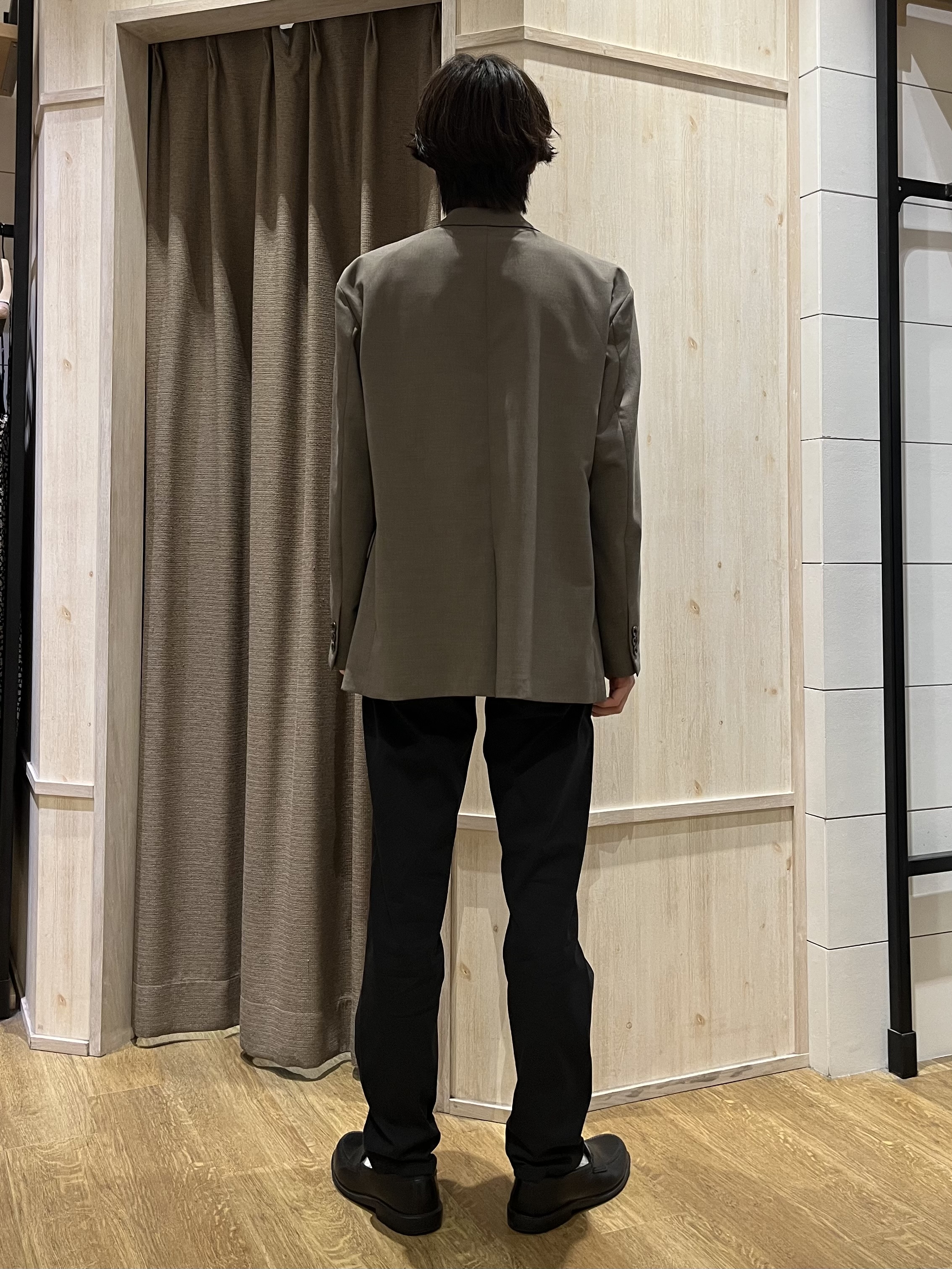 motoさんの「THE SHOP TK｜AVANT LINO リラックスジャケット セットアップ可／洗濯機OK」を使ったコーディネート