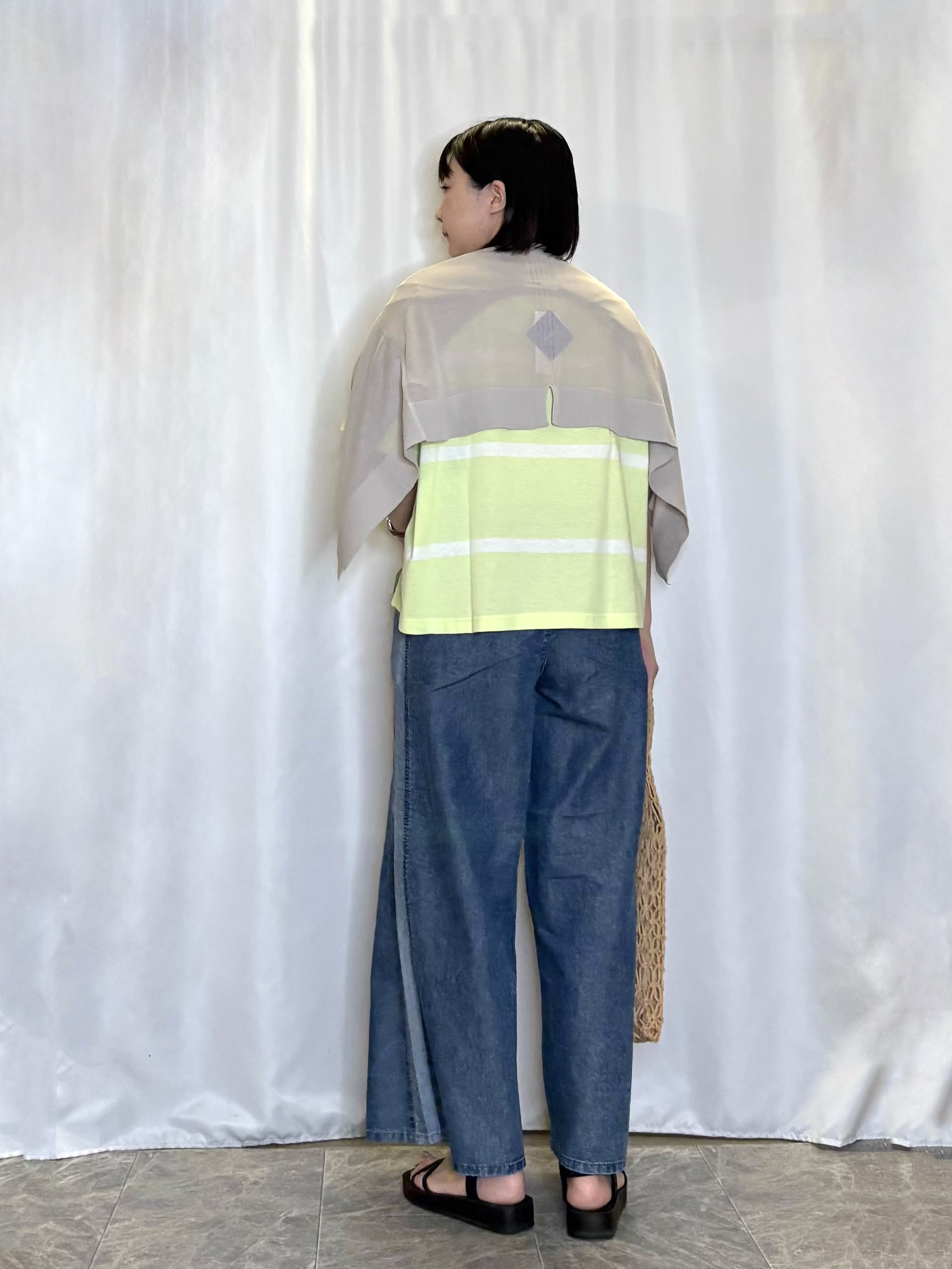 ネリさんの「SHOO･LA･RUE｜【ひんやり/洗濯機可/S-LL】オンにもオフにも マルチに使えるボタンレスカーディガン」を使ったコーディネート