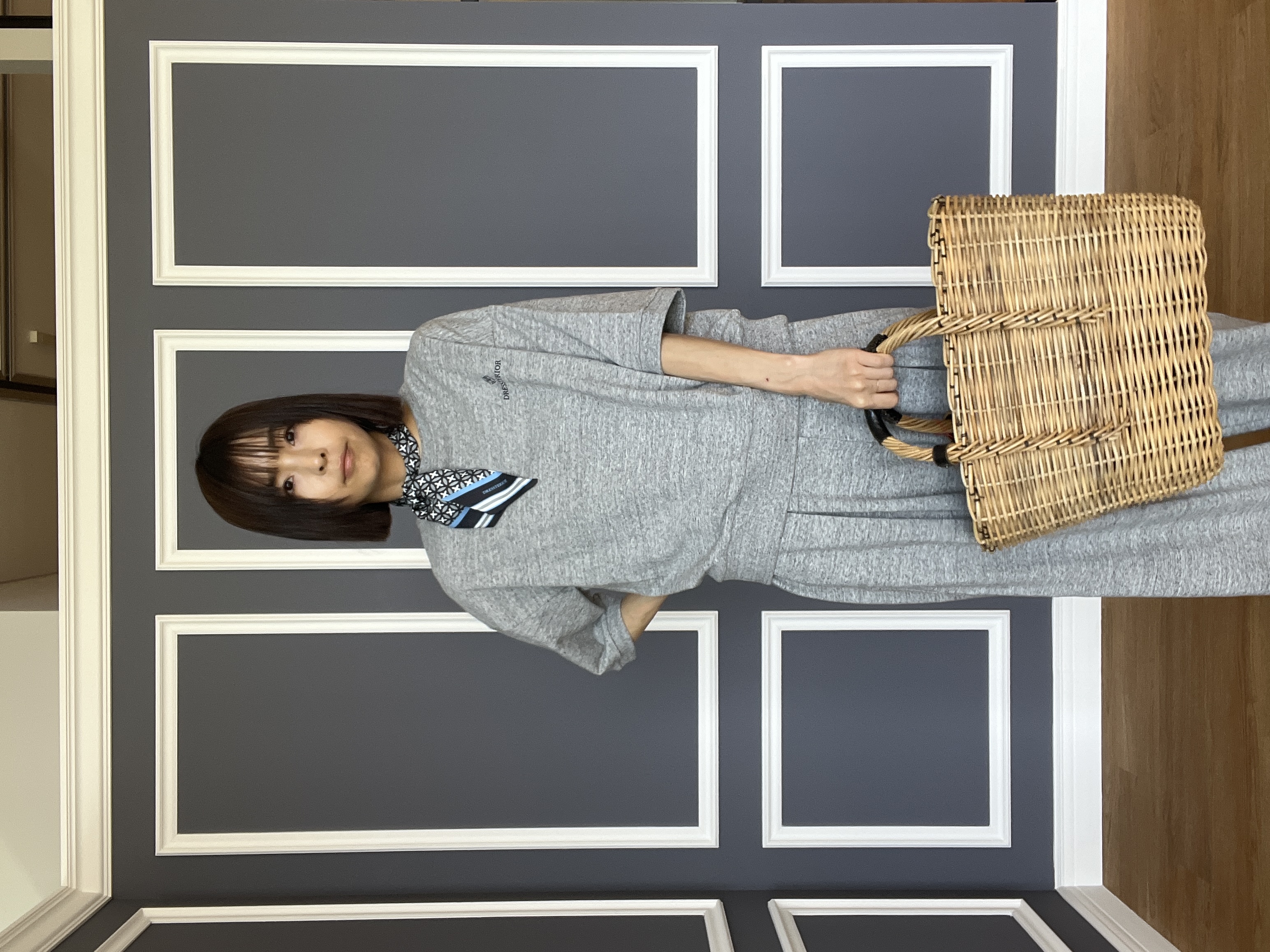 misaさんの「DRESSTERIOR｜【セットアップ可/ウォッシャブル】ストレッチ裏毛ハーフスリーブプルオーバー」を使ったコーディネート