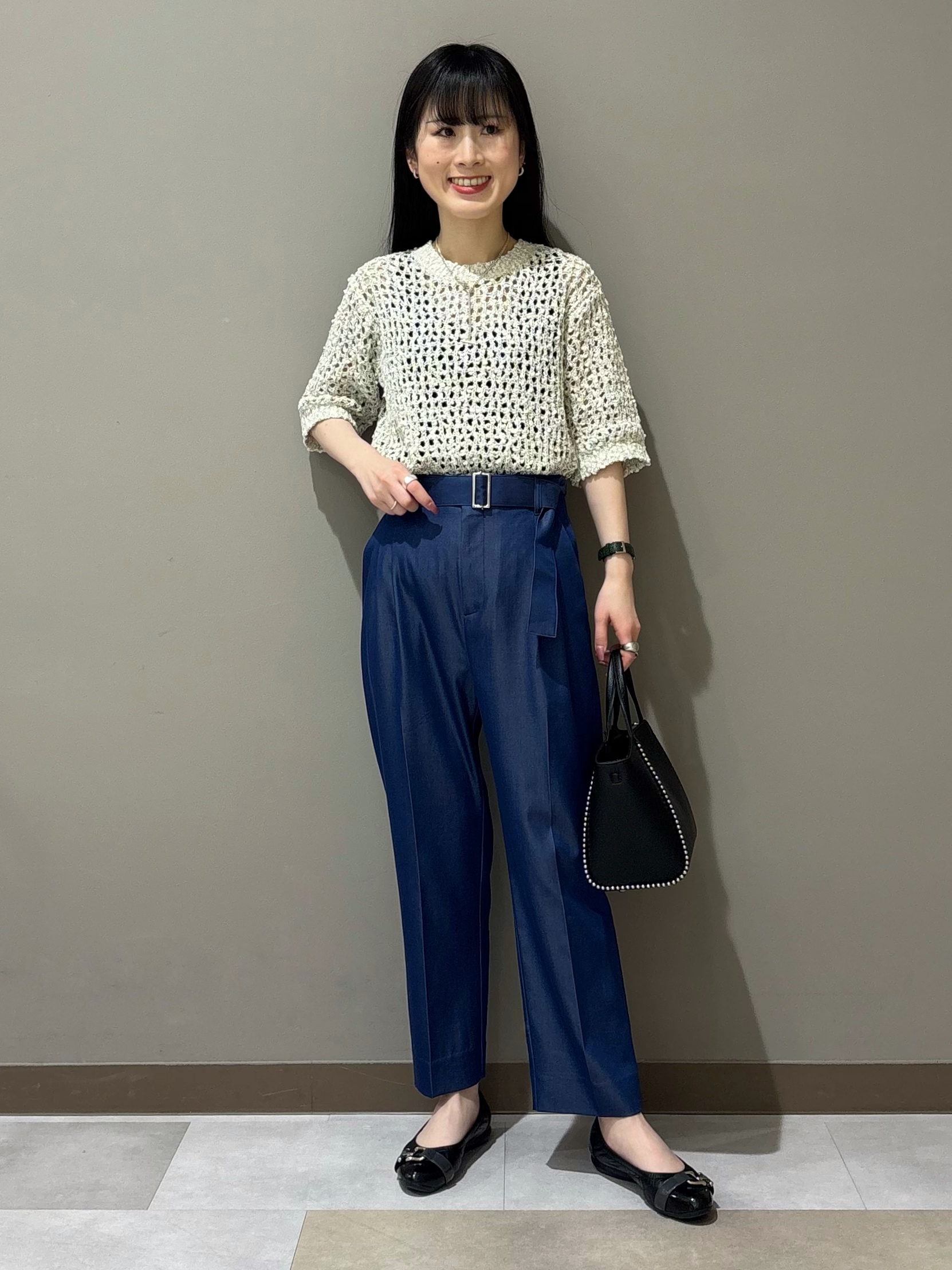 KEIKOさんの「INDIVI｜【洗える／大人シアー】エアリー バルーンブルゾン」を使ったコーディネート