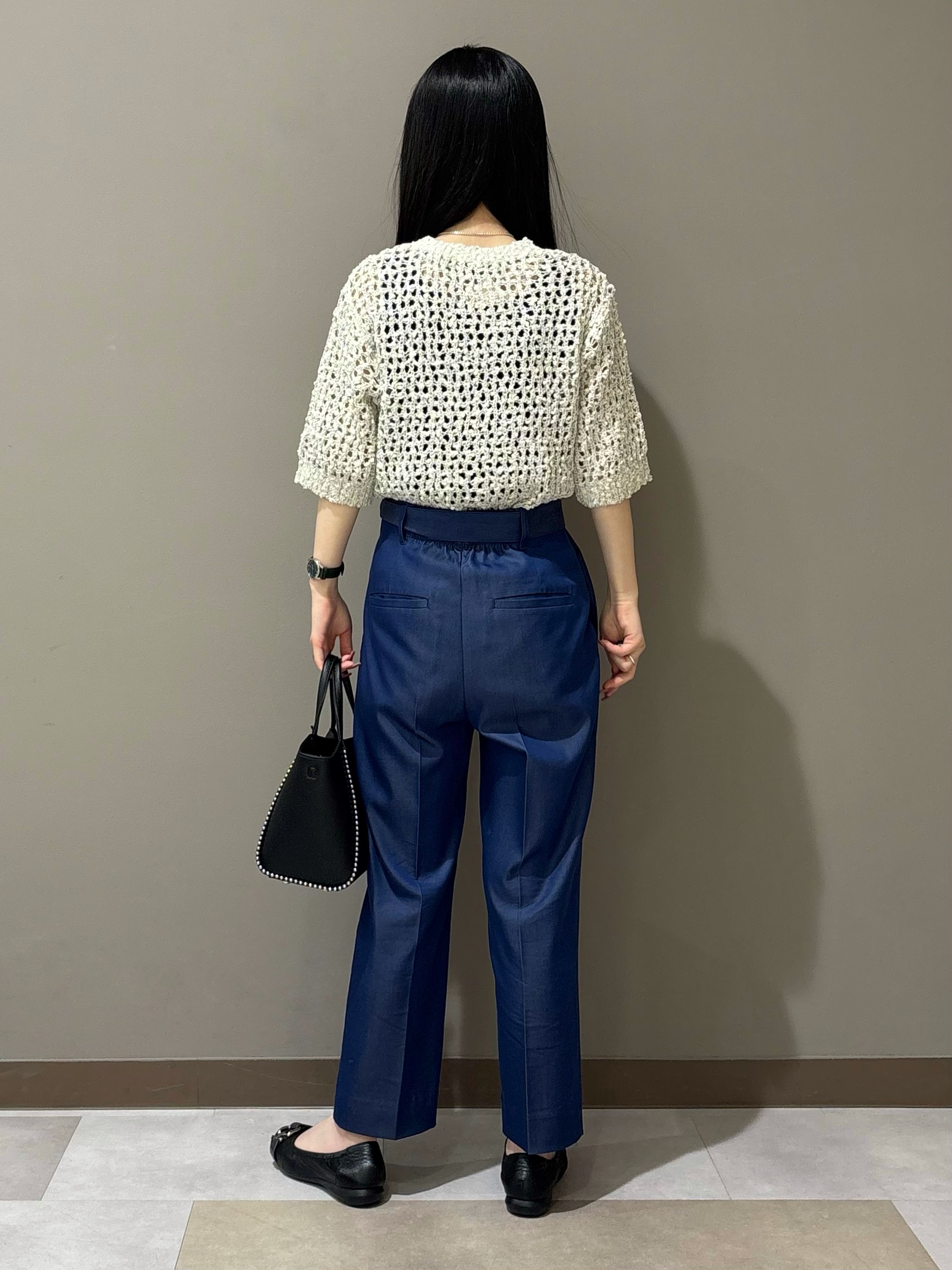 KEIKOさんの「INDIVI｜【洗える／大人シアー】エアリー バルーンブルゾン」を使ったコーディネート