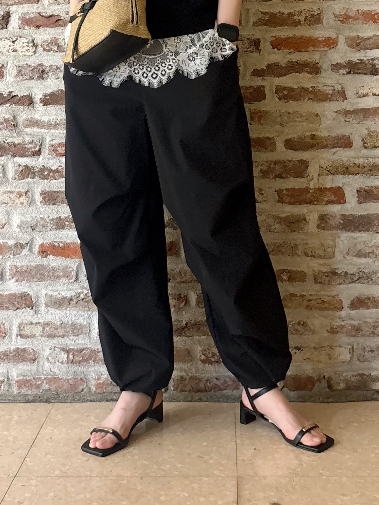 しばさんの「THE SHOP TK｜【S-XL/ひんやりタッチ】多機能フレンチスリーブニット 洗濯機OK/UVケア/毛玉になりにくい」を使ったコーディネート