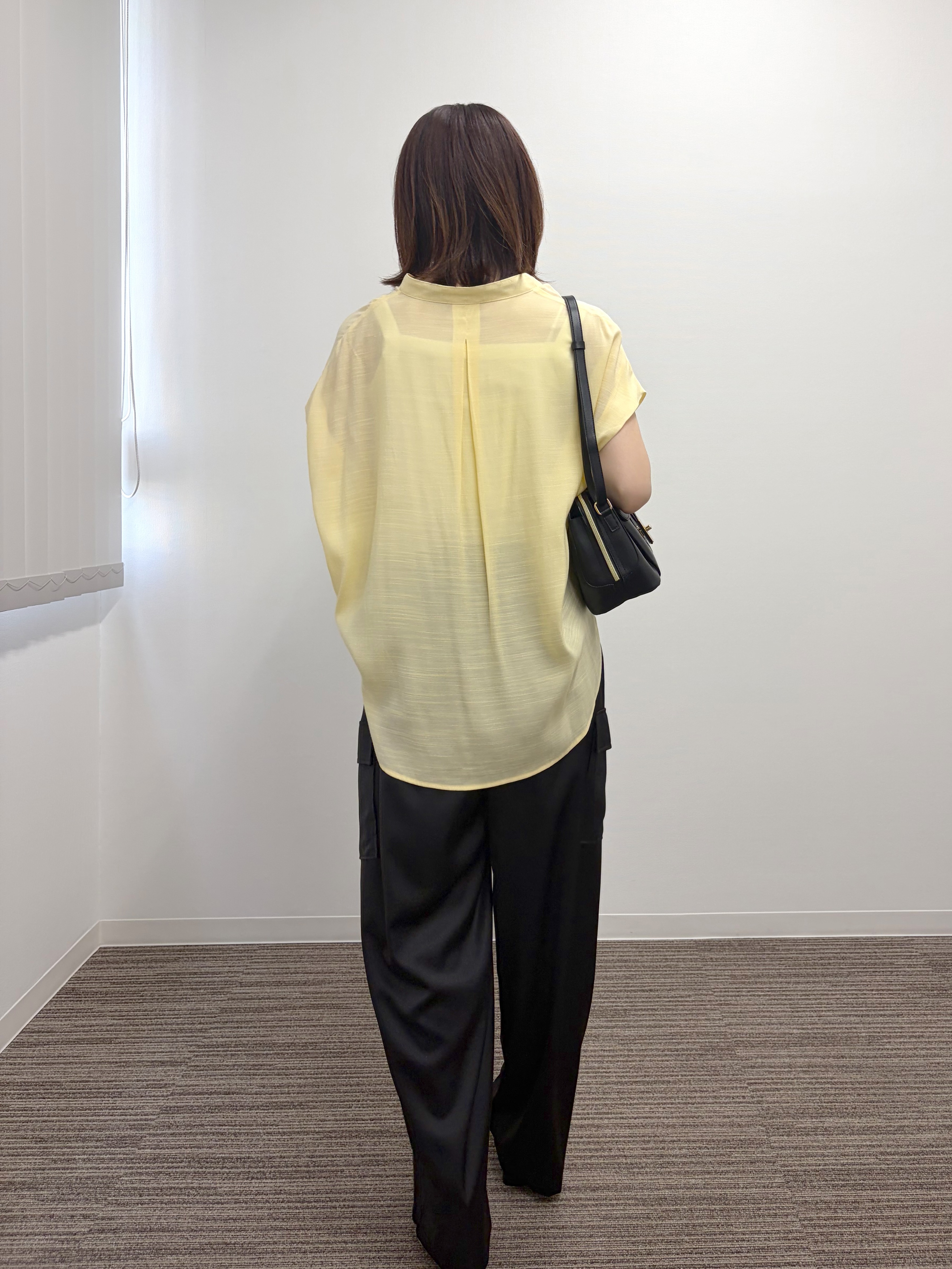 saoriさんの「【接触冷感】スラブショルダータックブラウス」を使ったコーディネート