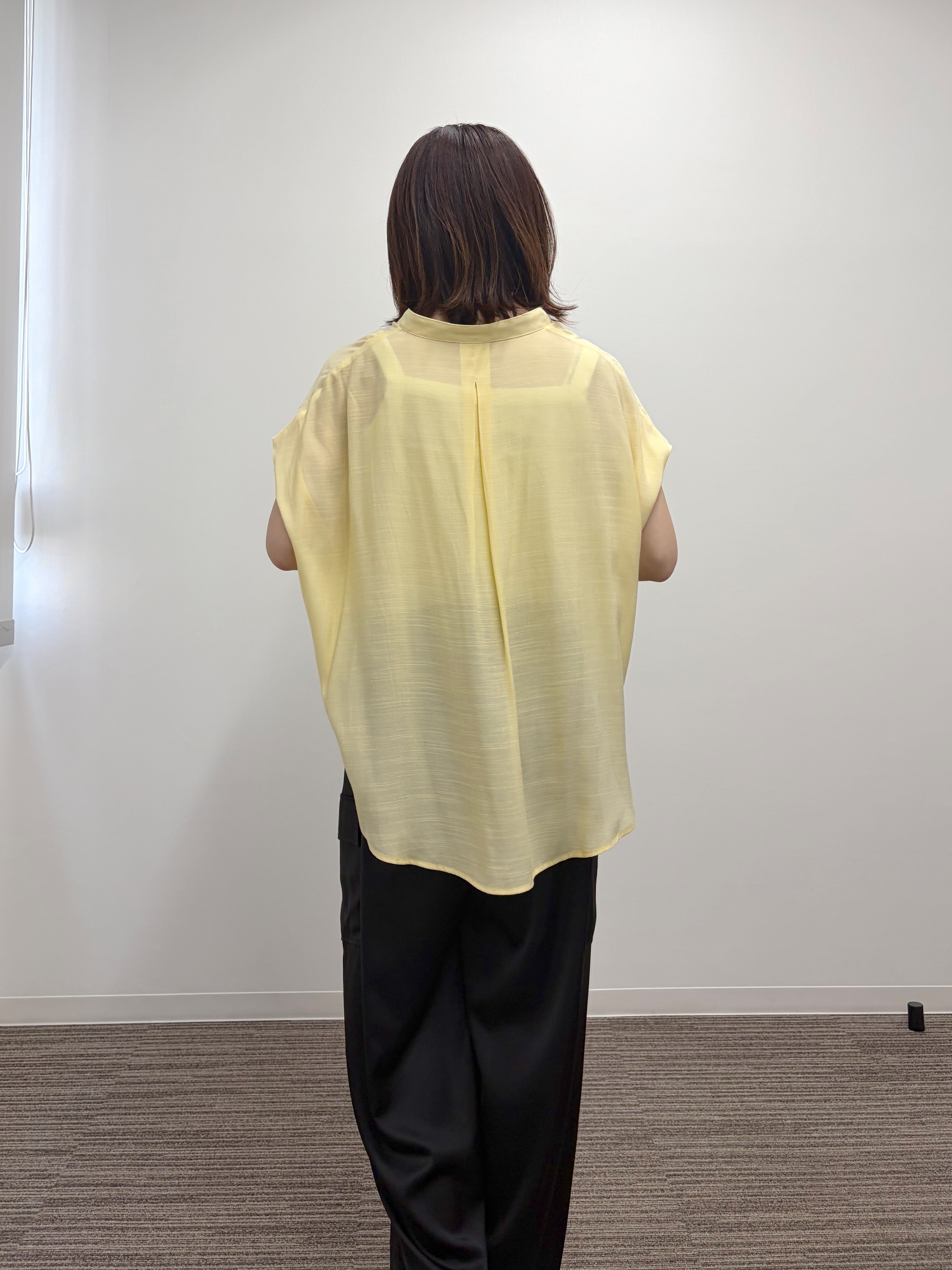 saoriさんの「【接触冷感】スラブショルダータックブラウス」を使ったコーディネート