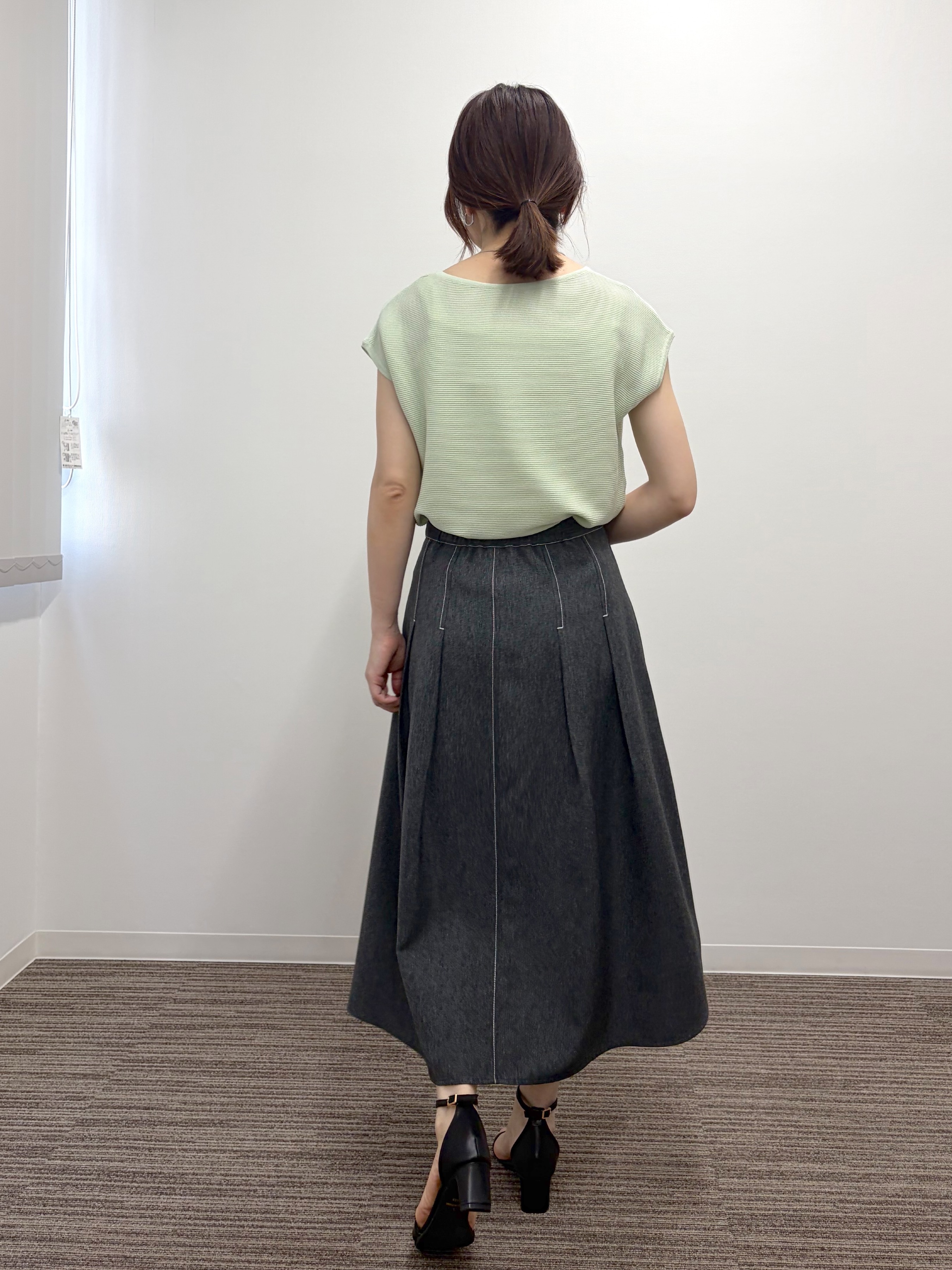 saoriさんの「ラメガーターフレンチニット」を使ったコーディネート