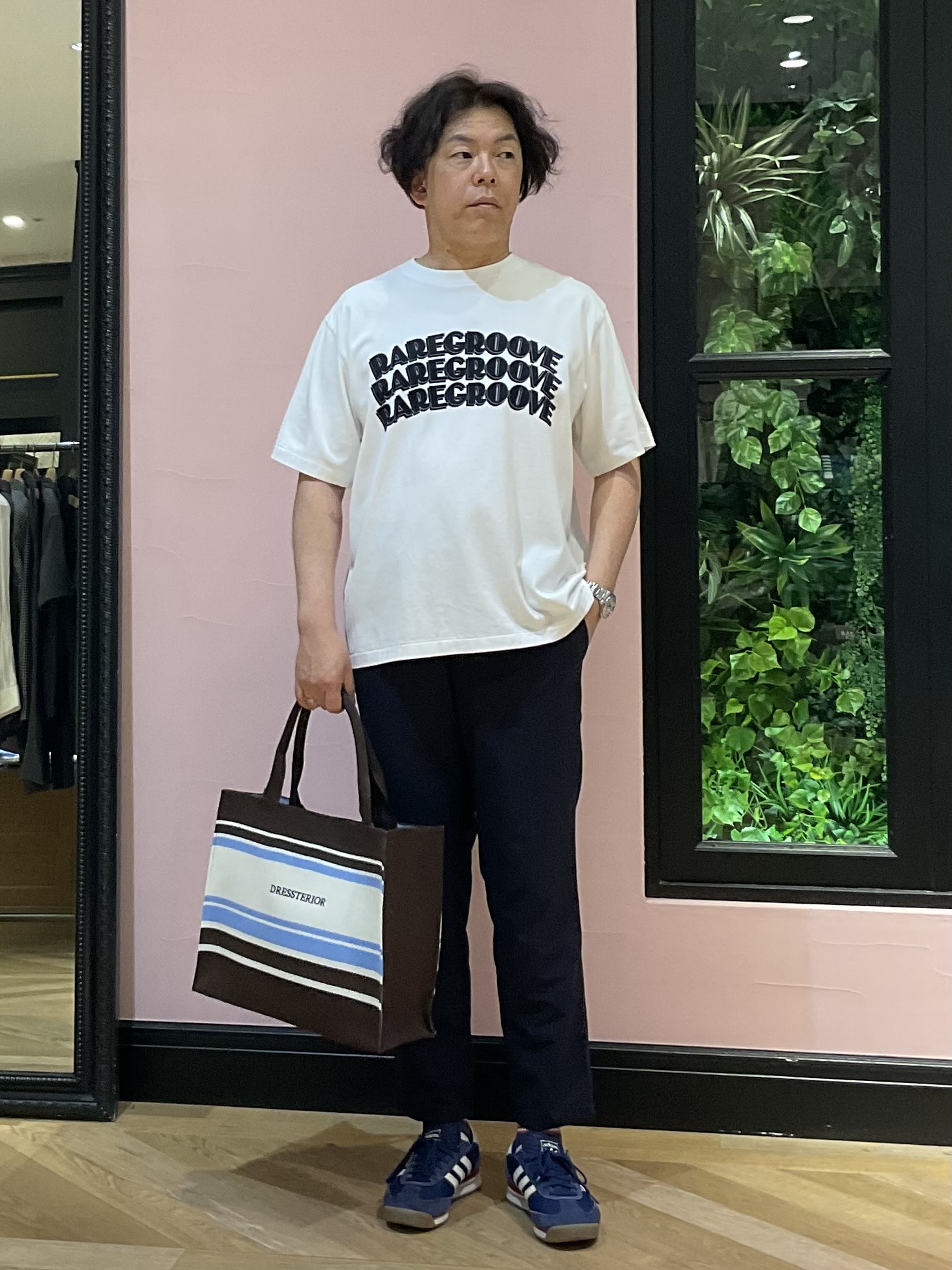 Nagaseさんの「DRESSTERIOR｜【セットアップ可/速乾/防しわ】COOL DOTS イージーパンツ」を使ったコーディネート