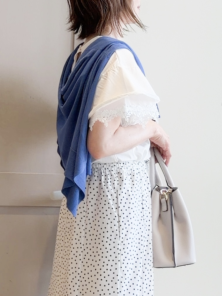 yamakoさんの「grove｜高評価！【接触冷感／UVカットetc】ベーシックショートカーディガン」を使ったコーディネート