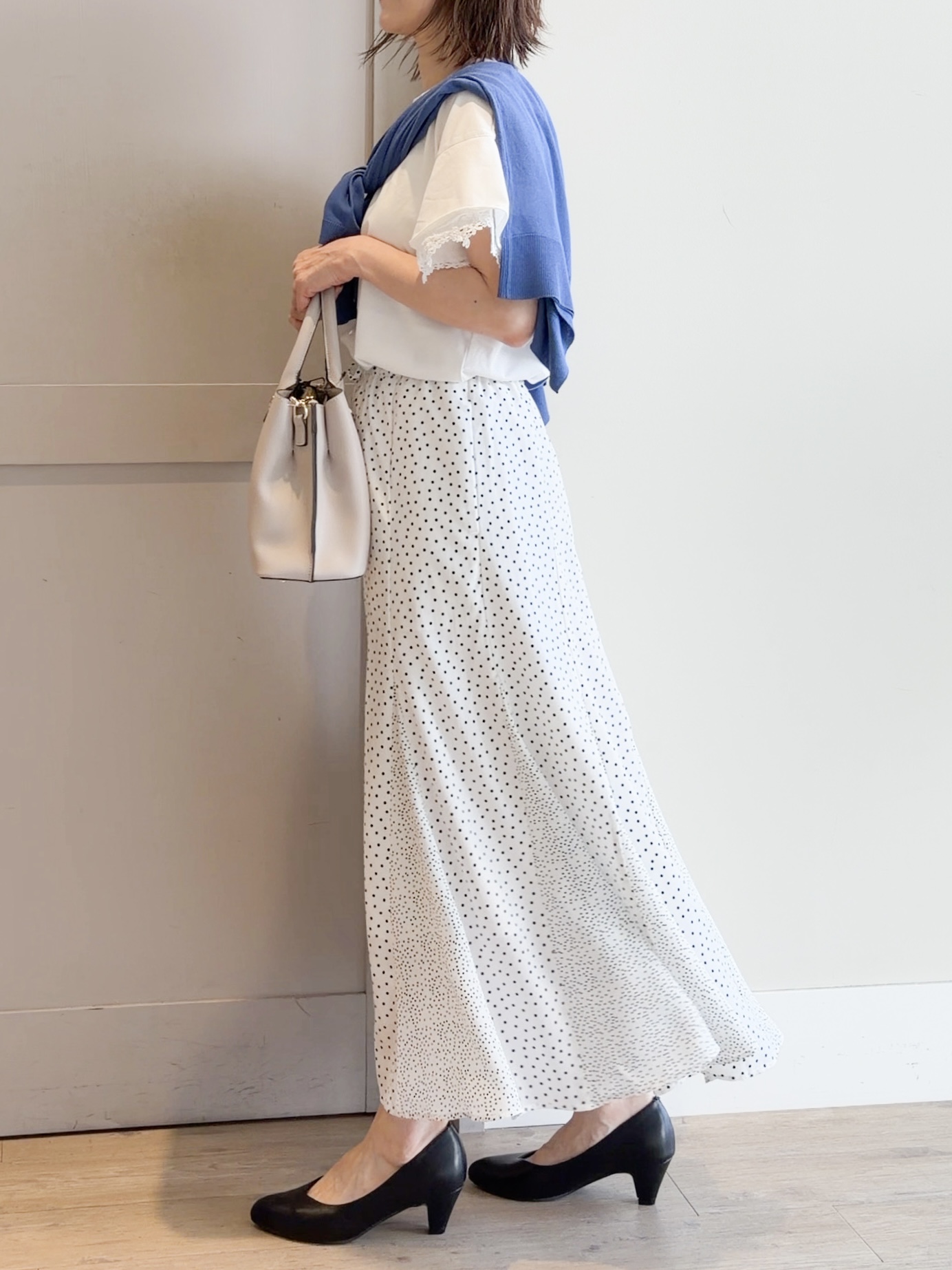 yamakoさんの「grove｜高評価！【接触冷感／UVカットetc】ベーシックショートカーディガン」を使ったコーディネート