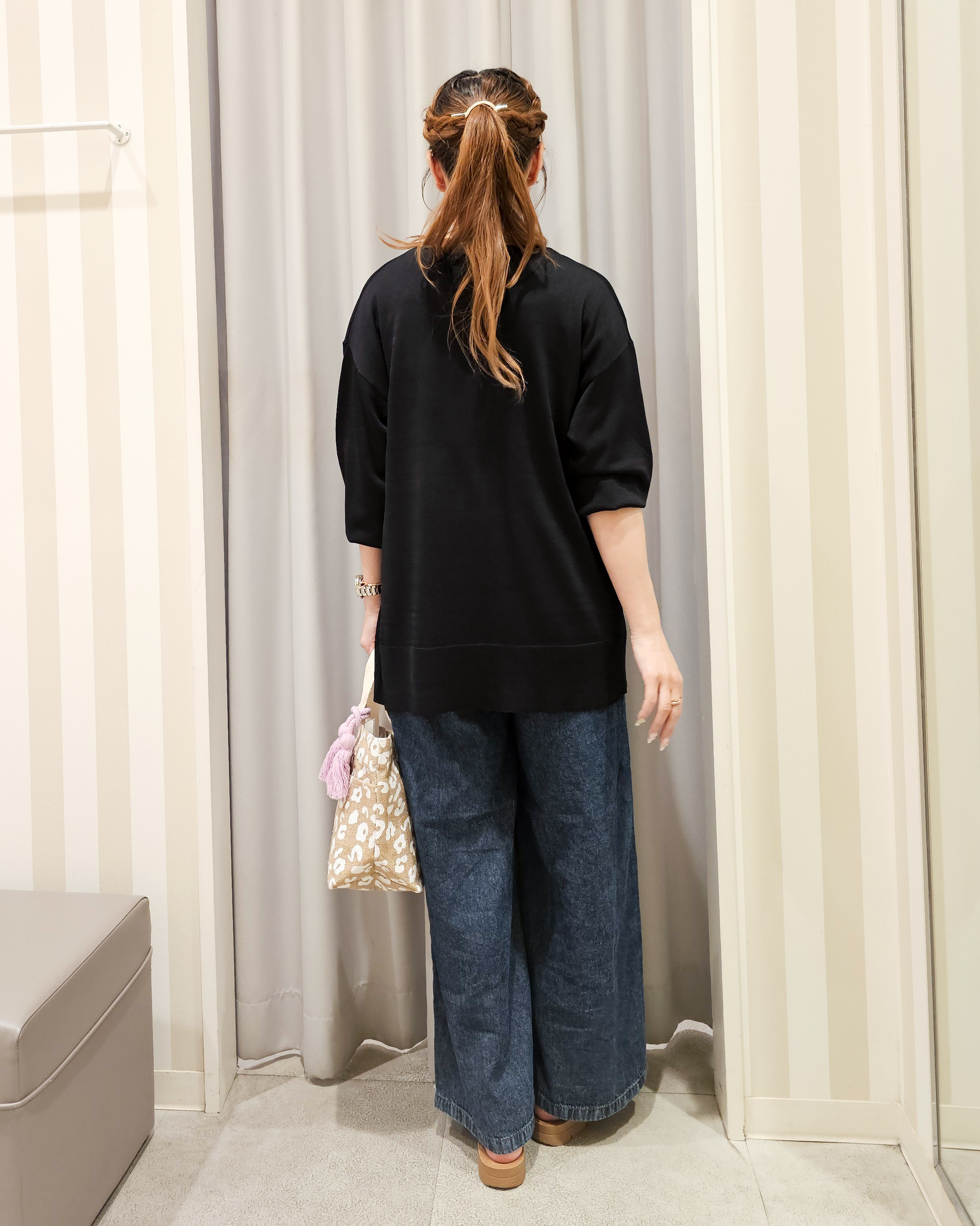 ゆゆさんの「SHOO･LA･RUE｜【洗濯機可/ひんやり/UV】さらっとしたタッチが心地よい ミドルカーディガン」を使ったコーディネート