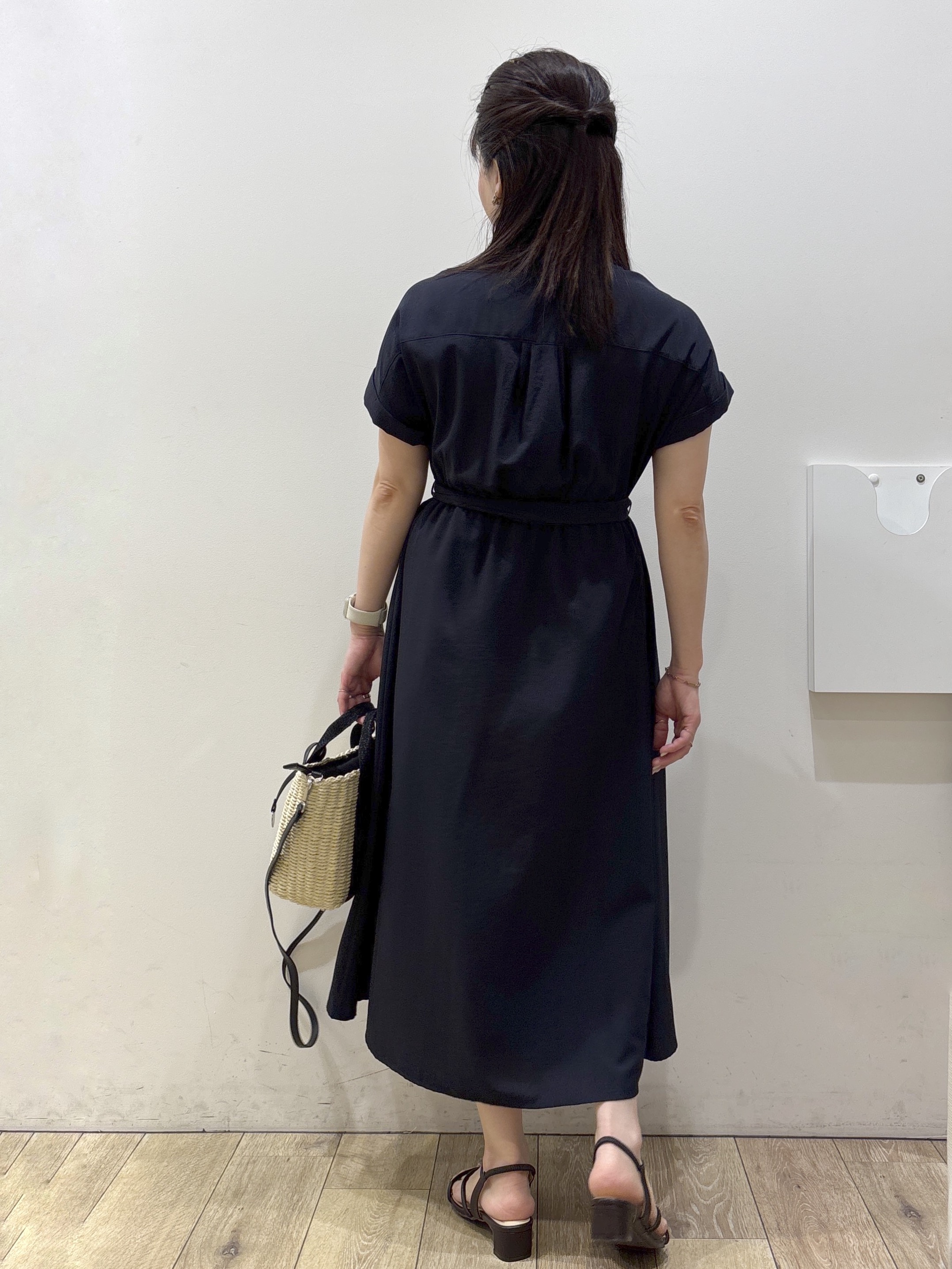 mameさんの「index｜ダブルポケットスキッパーワンピース【防シワ／洗濯機OK】《XS～3L／6col》」を使ったコーディネート