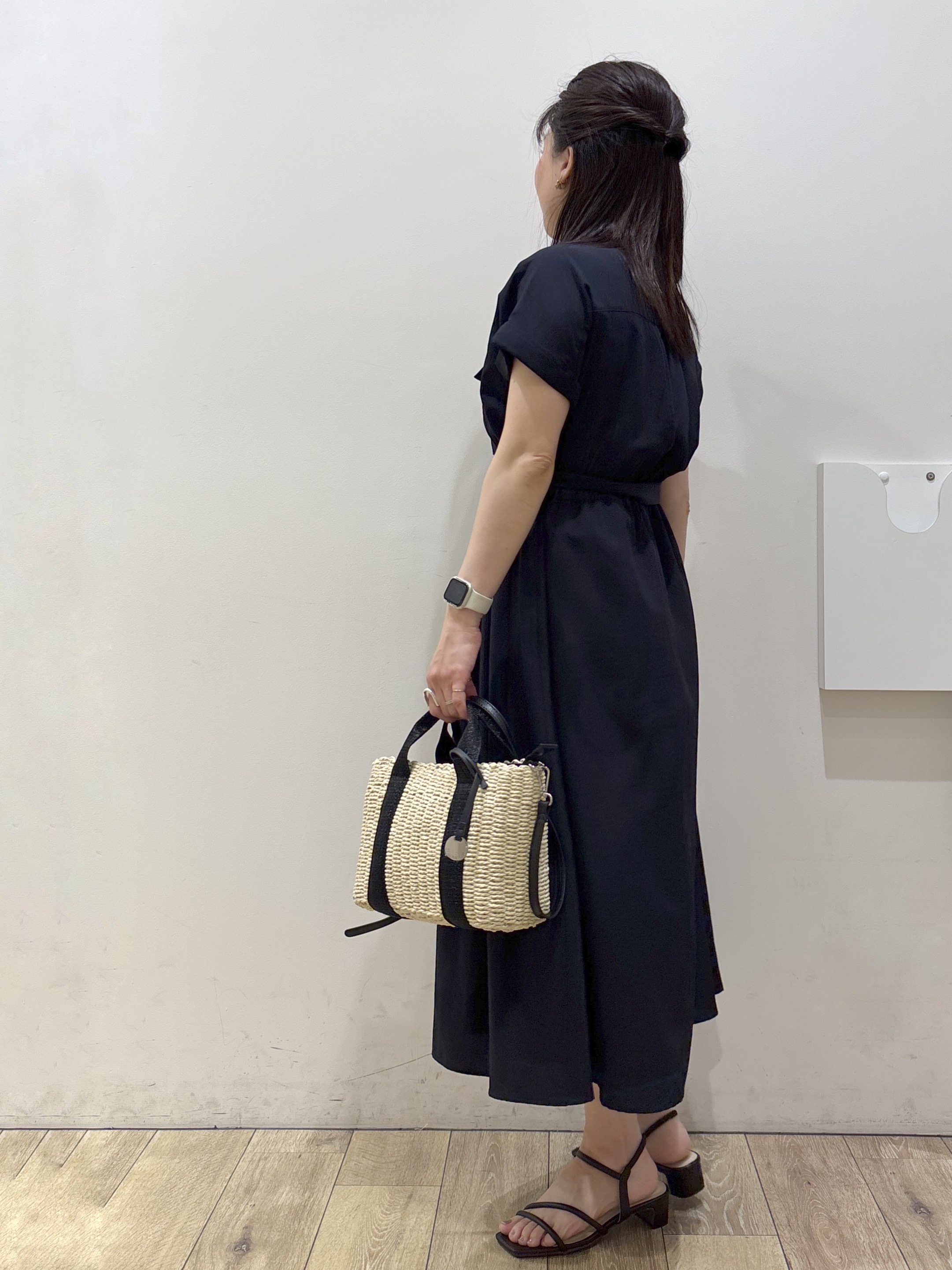 mameさんの「index｜ダブルポケットスキッパーワンピース【防シワ／洗濯機OK】《XS～3L／6col》」を使ったコーディネート