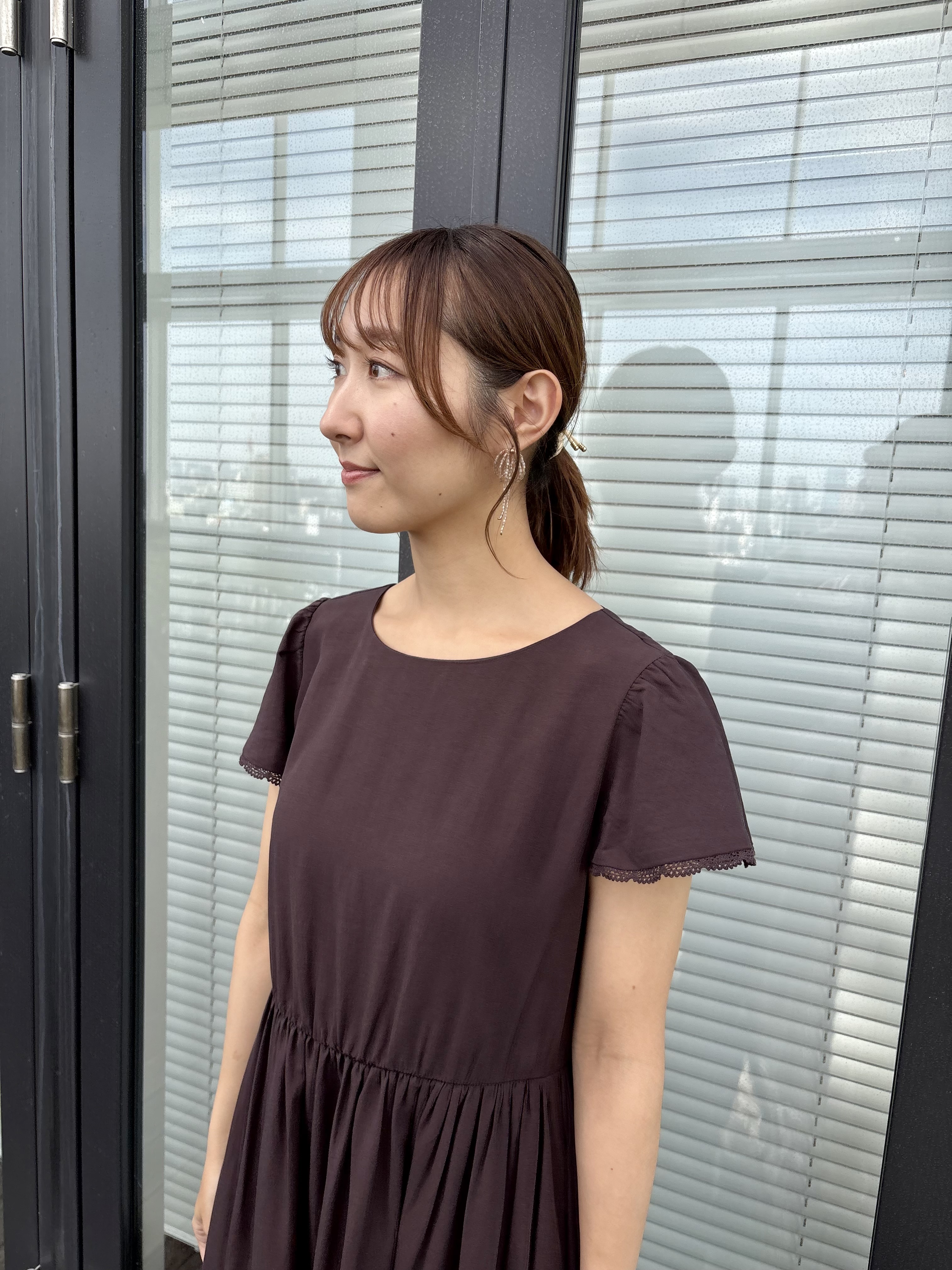 みぃさんの「Couture brooch｜【洗える】バックリボンOP」を使ったコーディネート