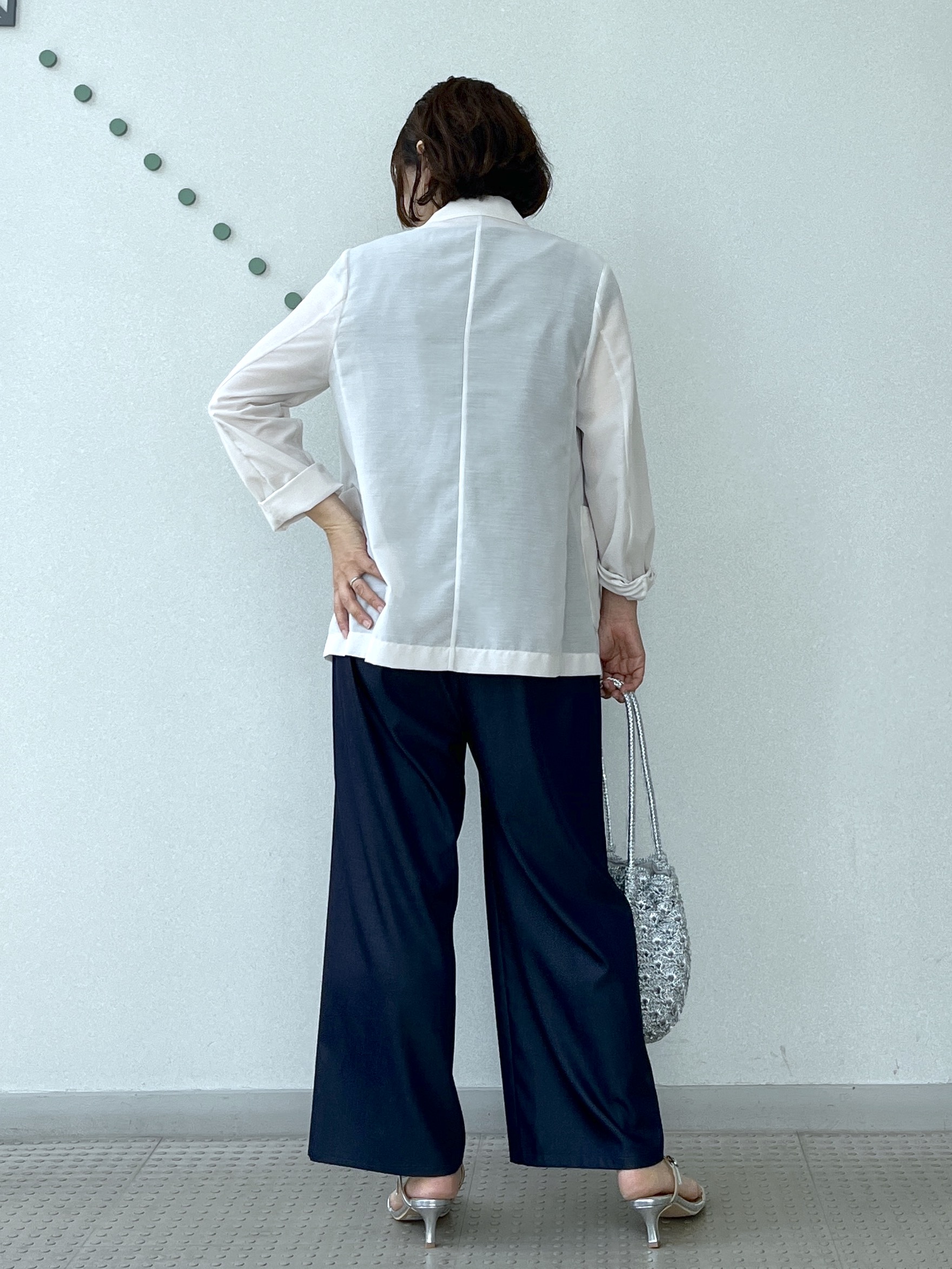 Soeさんの「DRESSTERIOR｜【ウォッシャブル】フレンチスリーブ コンビネゾン」を使ったコーディネート