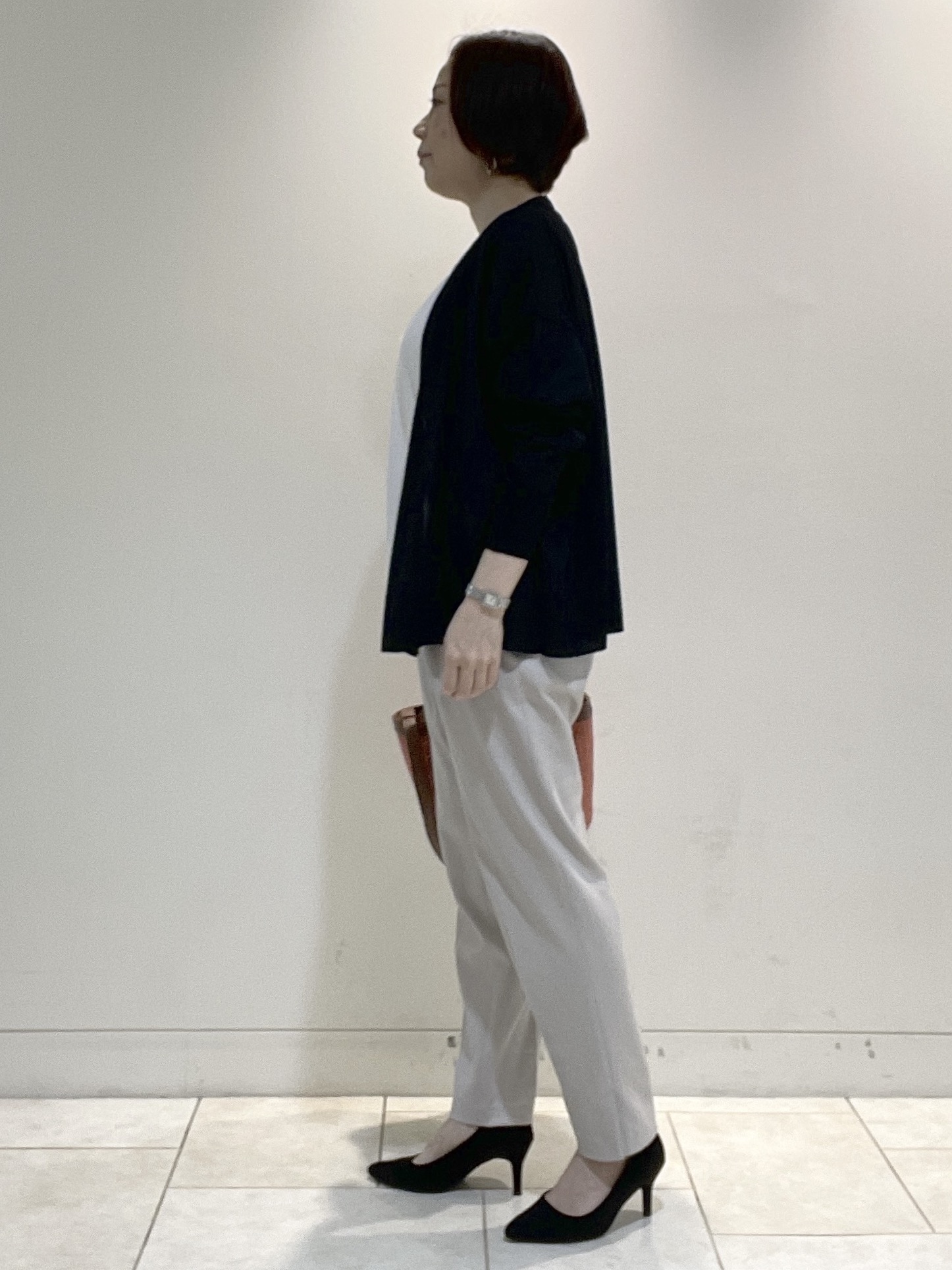 フミさんの「Reflect｜【冷房対策に◎】すっきり見え着流しカーディガン」を使ったコーディネート