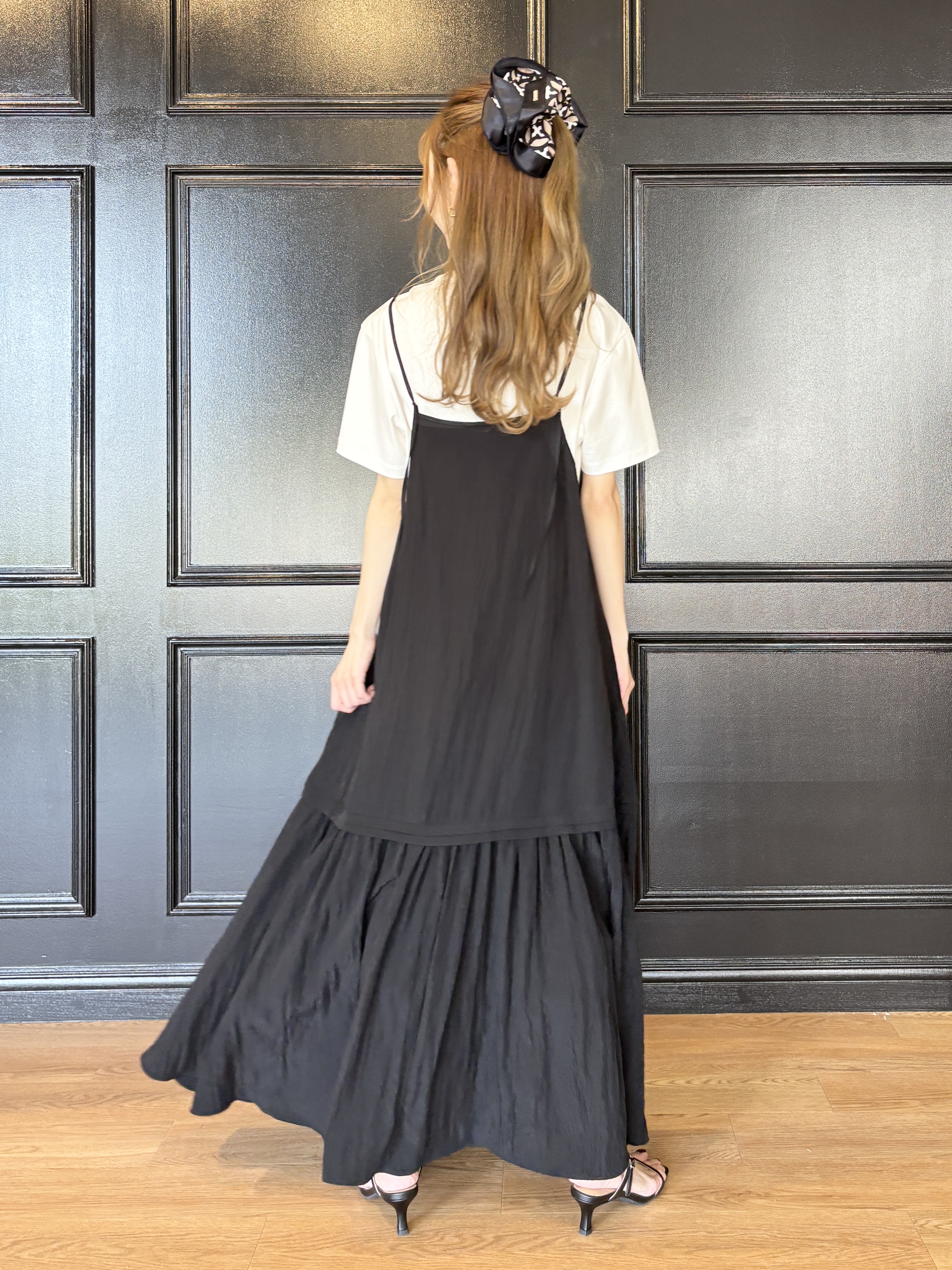 清水夏姫さんの「DRESSTERIOR｜【otonaMUSE5月号掲載】スキニーベルトサンダル」を使ったコーディネート