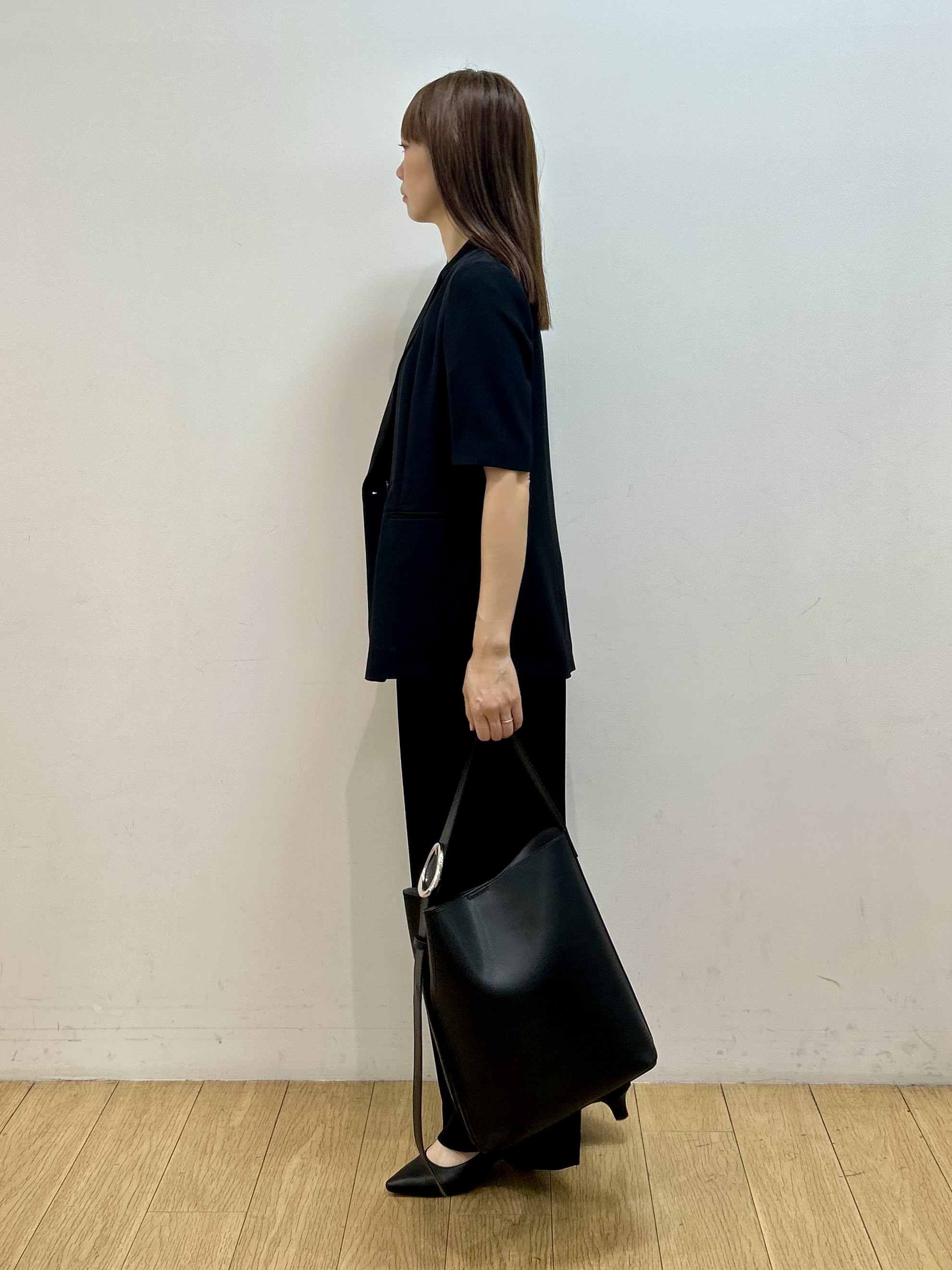 kozueさんの「INDIVI｜【着る日傘】ハーフスリーブダブルジャケット」を使ったコーディネート