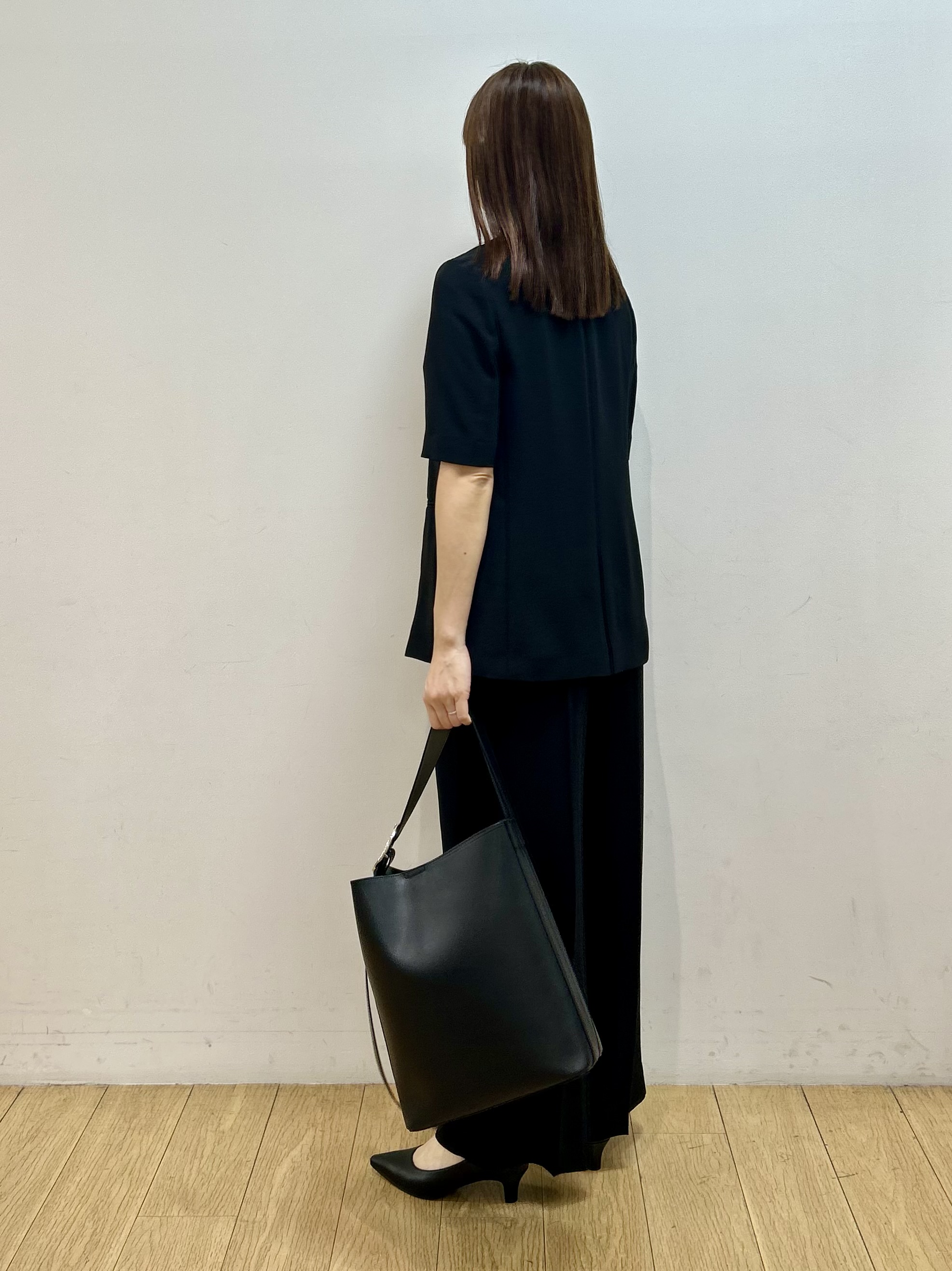 kozueさんの「INDIVI｜【着る日傘】ハーフスリーブダブルジャケット」を使ったコーディネート