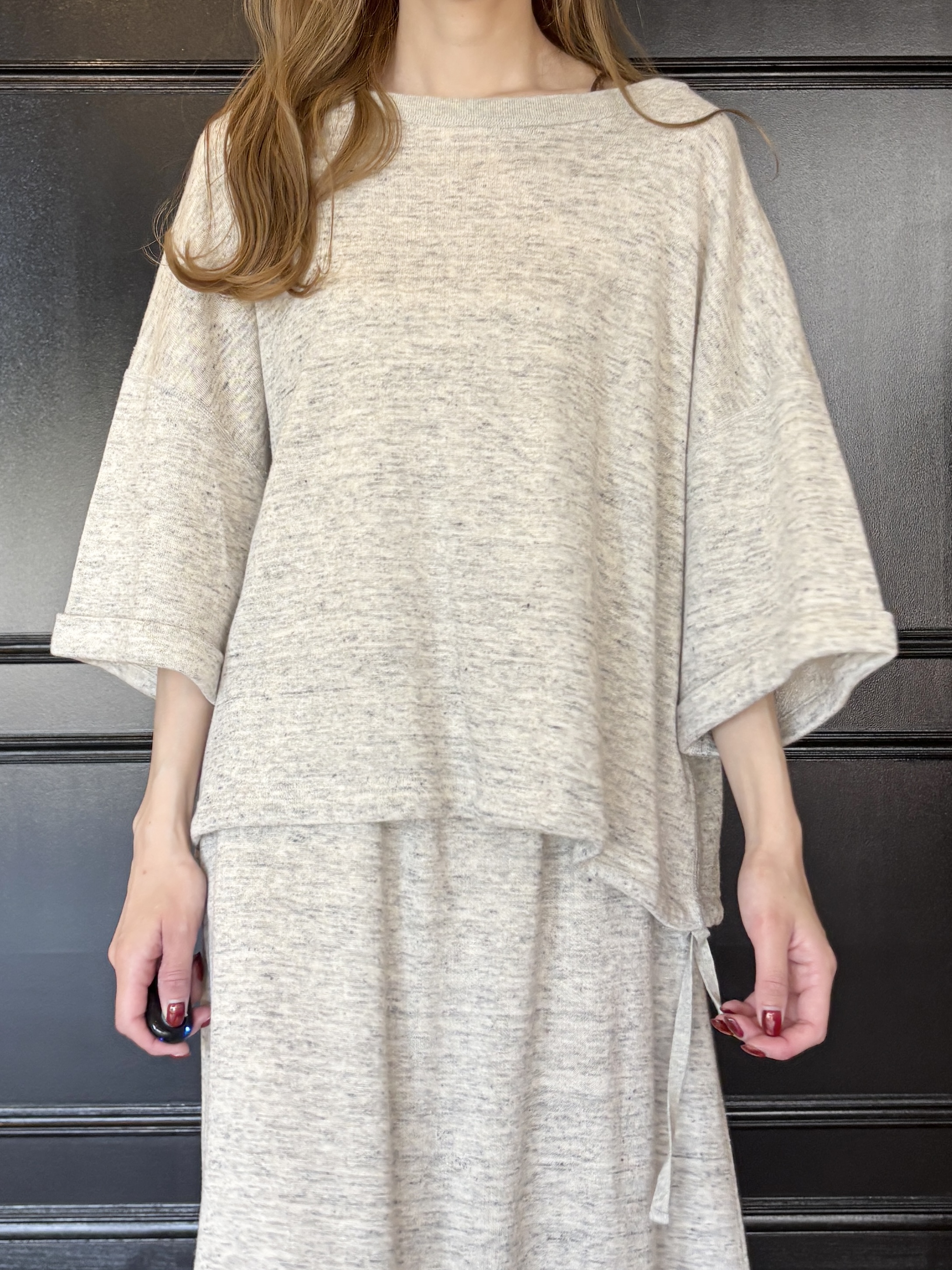 清水夏姫さんの「DRESSTERIOR｜【otonaMUSE5月号掲載】スキニーベルトサンダル」を使ったコーディネート