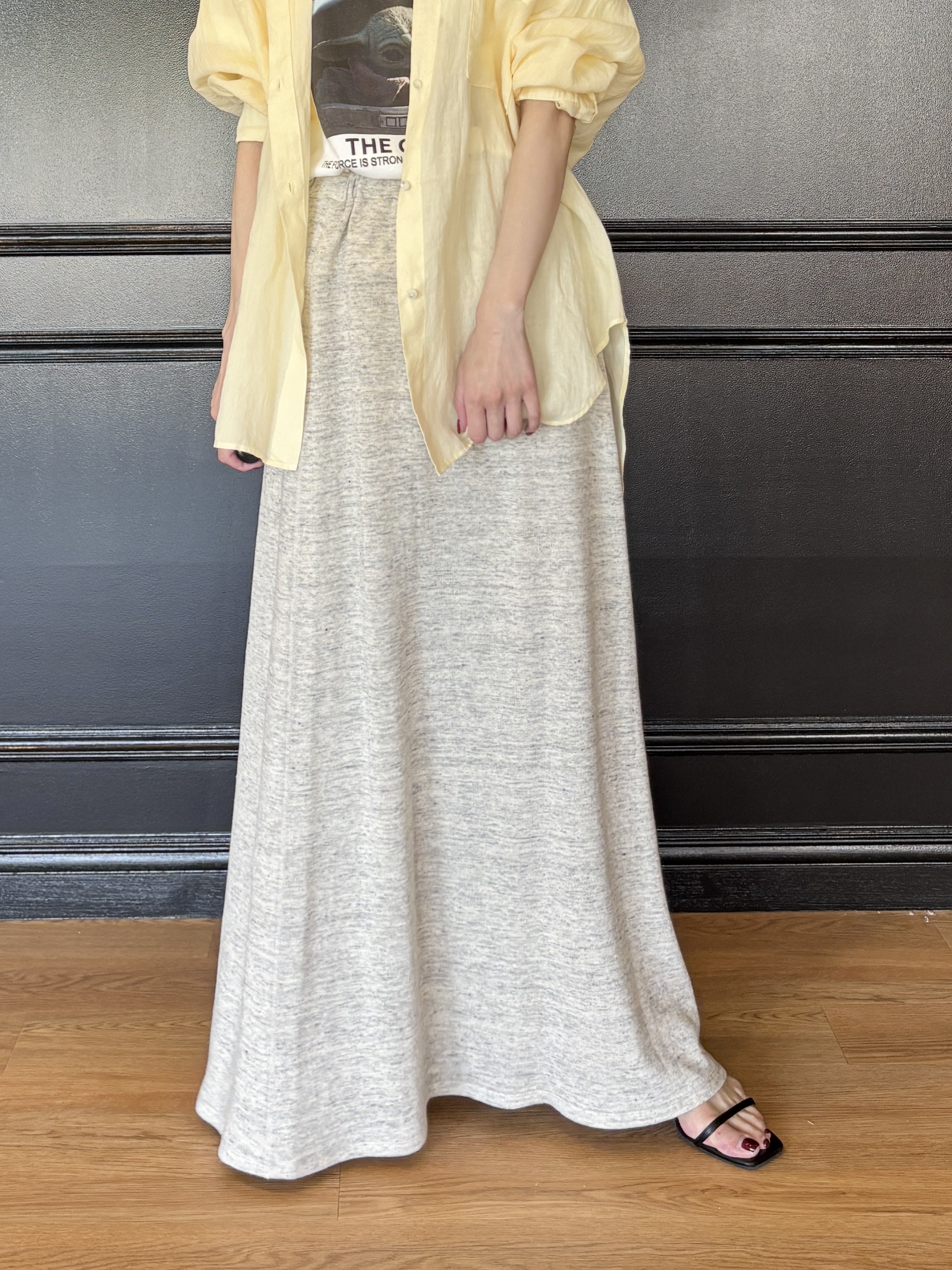 清水夏姫さんの「DRESSTERIOR｜【otonaMUSE5月号掲載】スキニーベルトサンダル」を使ったコーディネート