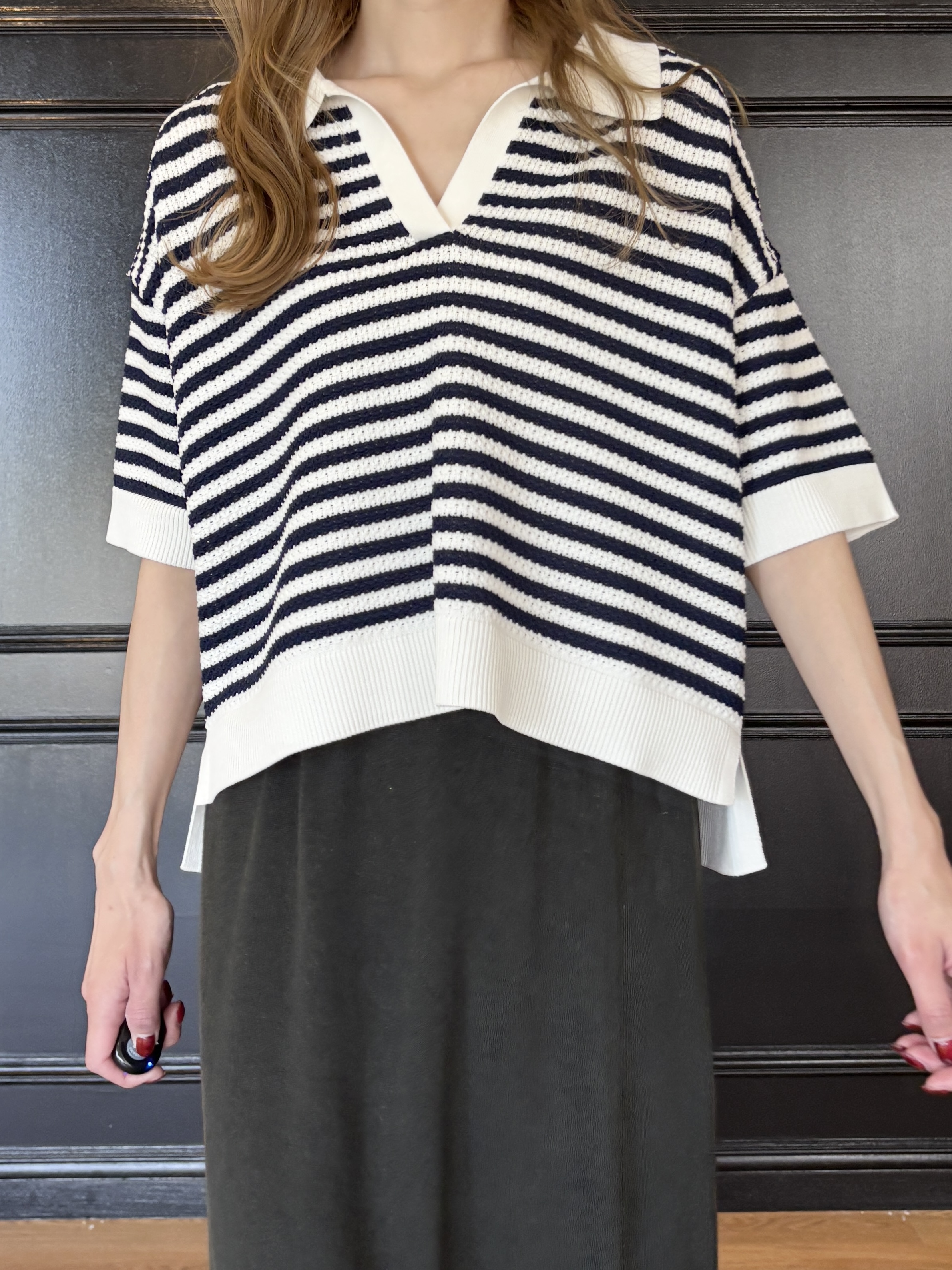 清水夏姫さんの「DRESSTERIOR｜【otonaMUSE5月号掲載】スキニーベルトサンダル」を使ったコーディネート
