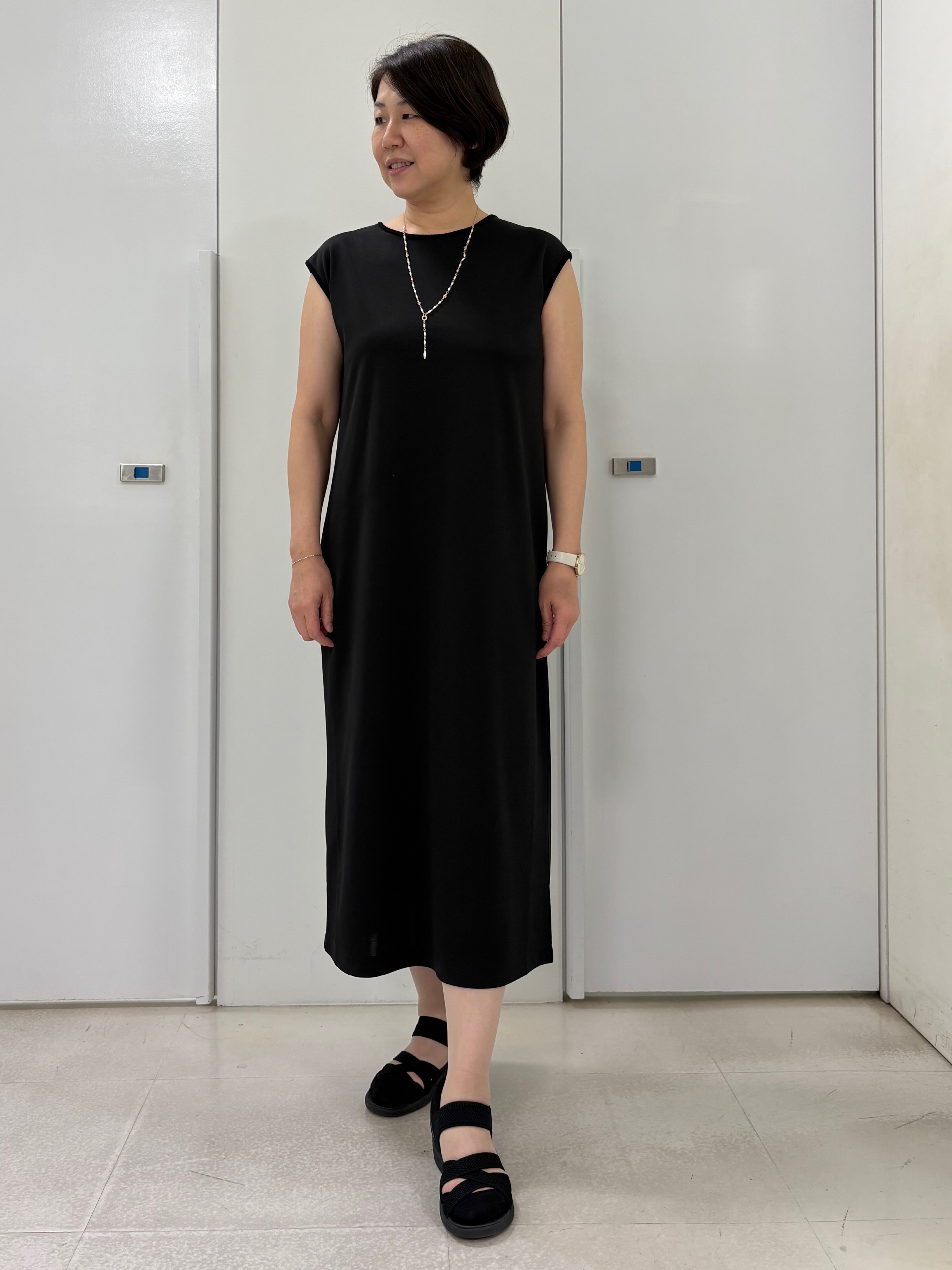 hIさんの「COUP DE CHANCE｜【手洗い可／セットアップ可】こなれ半袖ジャケット」を使ったコーディネート