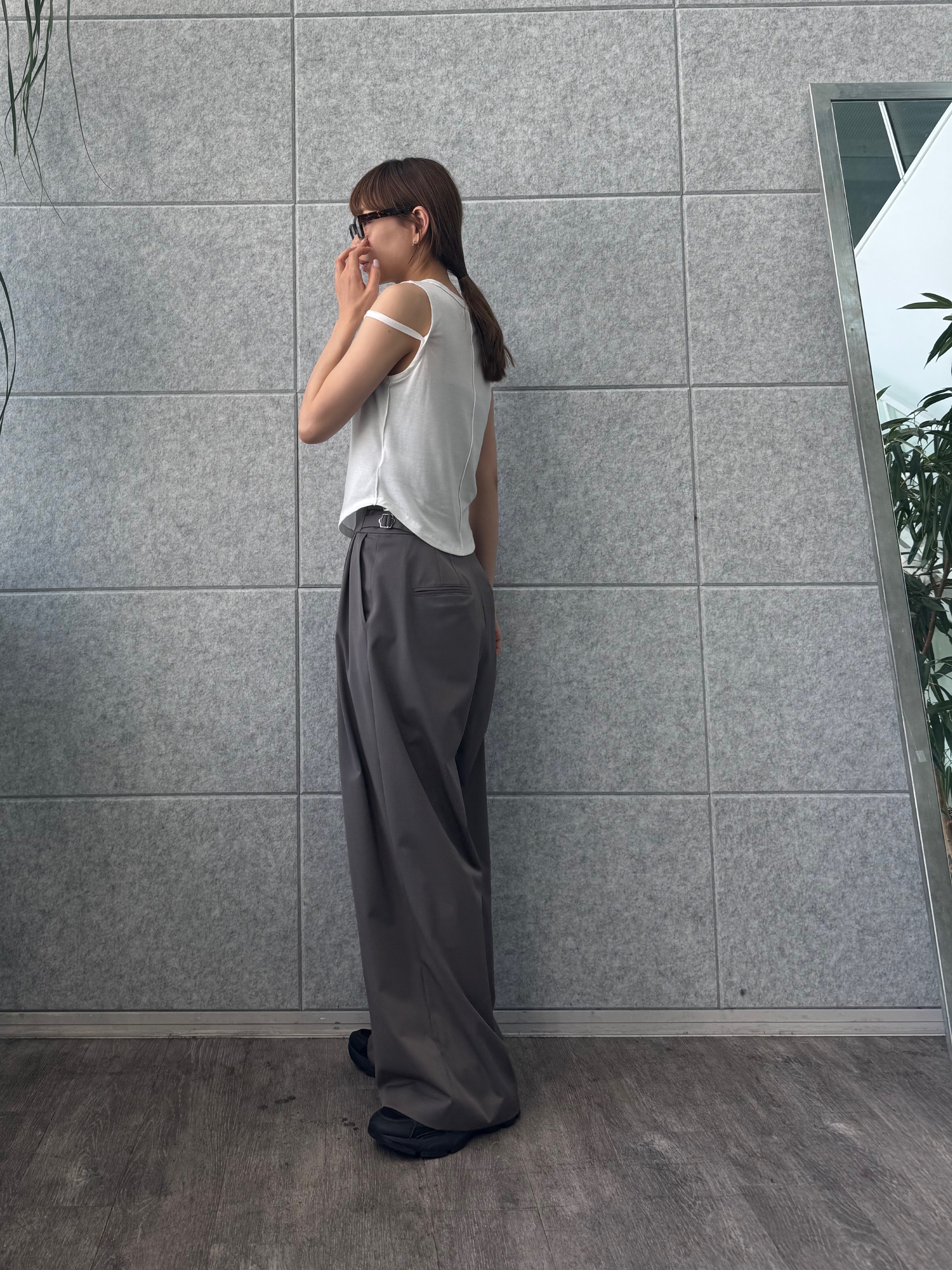 designer yukaさんの「CODE A｜compact edge tee」を使ったコーディネート