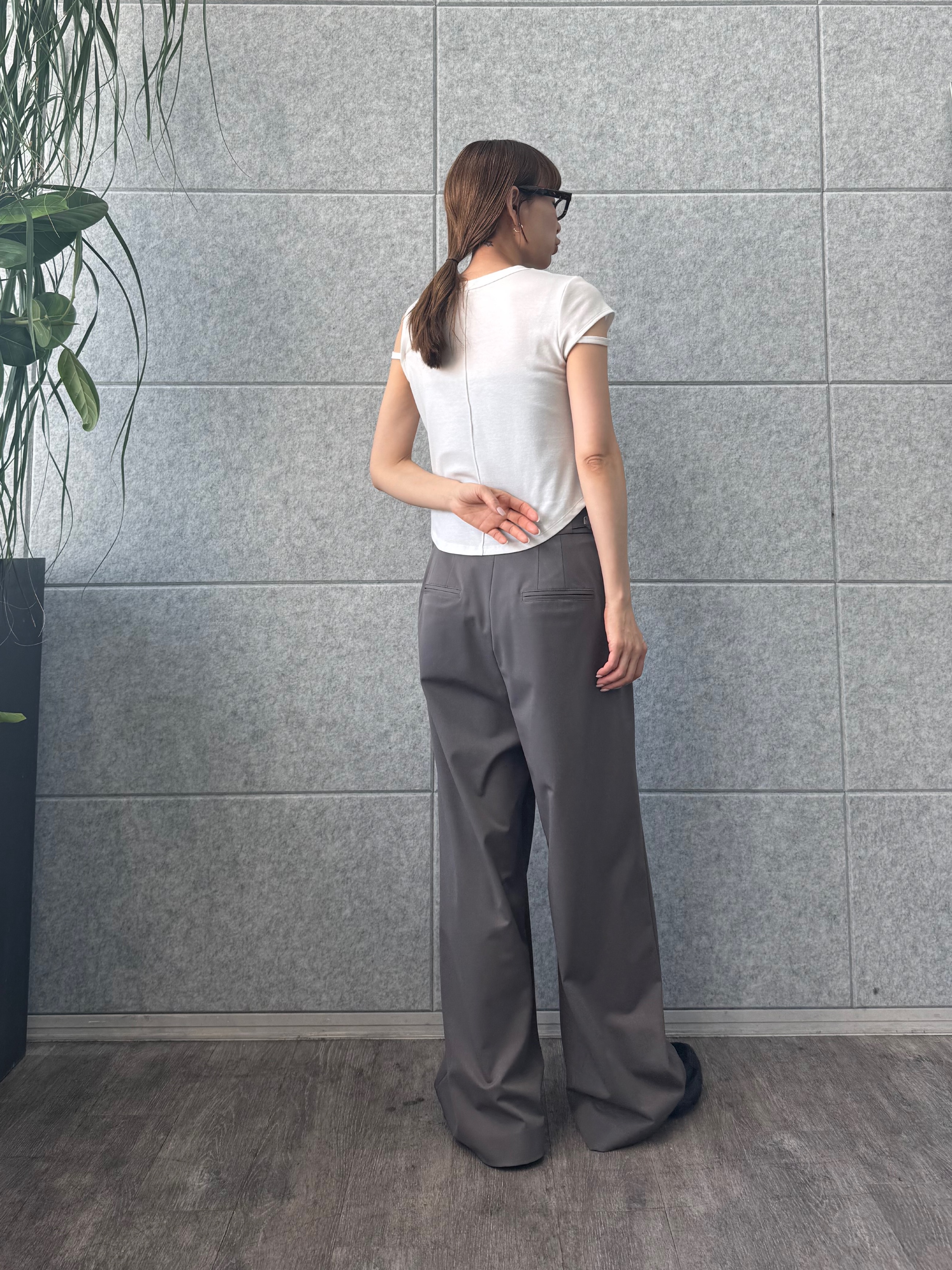 designer yukaさんの「CODE A｜compact edge tee」を使ったコーディネート