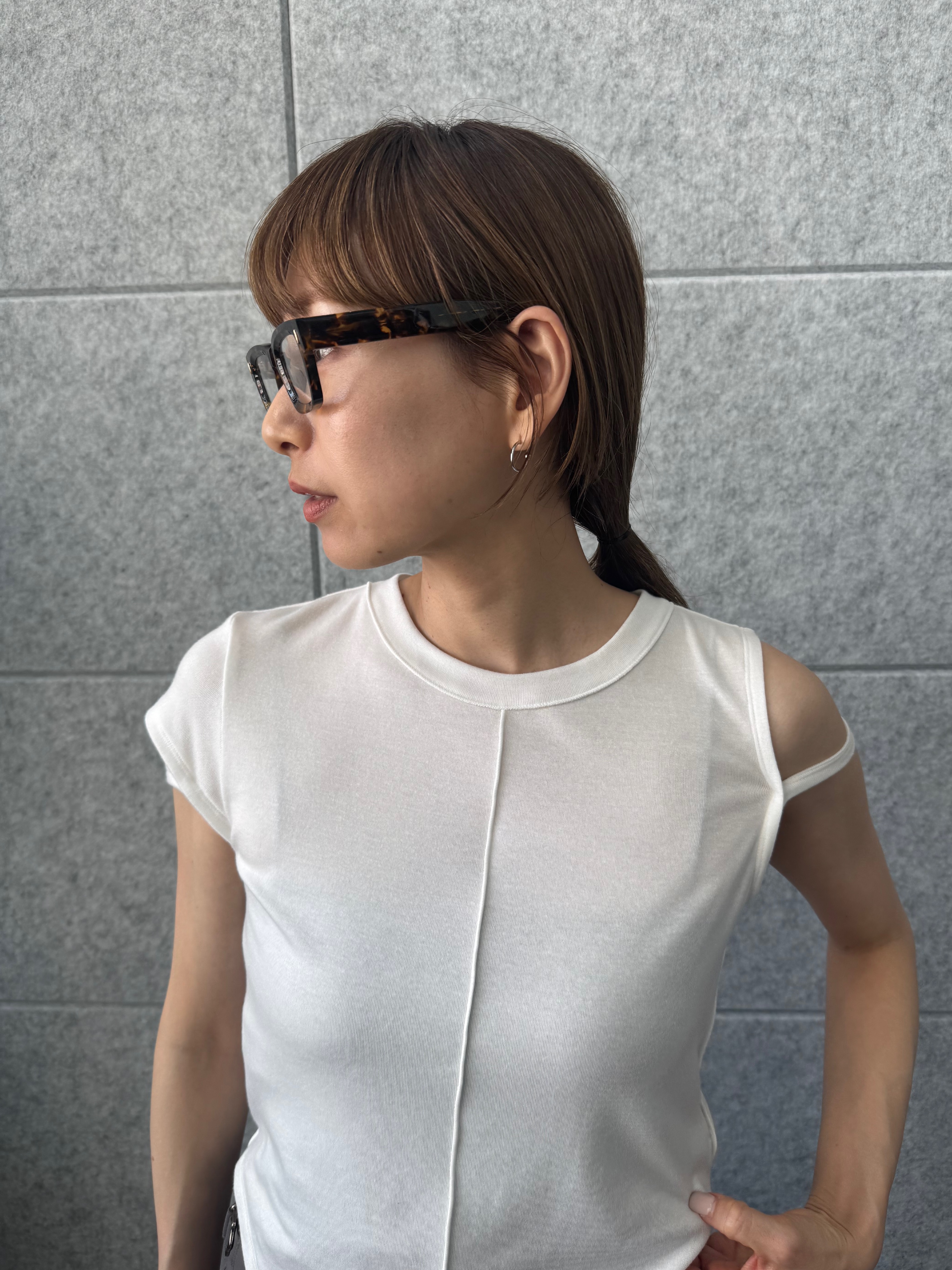 designer yukaさんの「CODE A｜compact edge tee」を使ったコーディネート