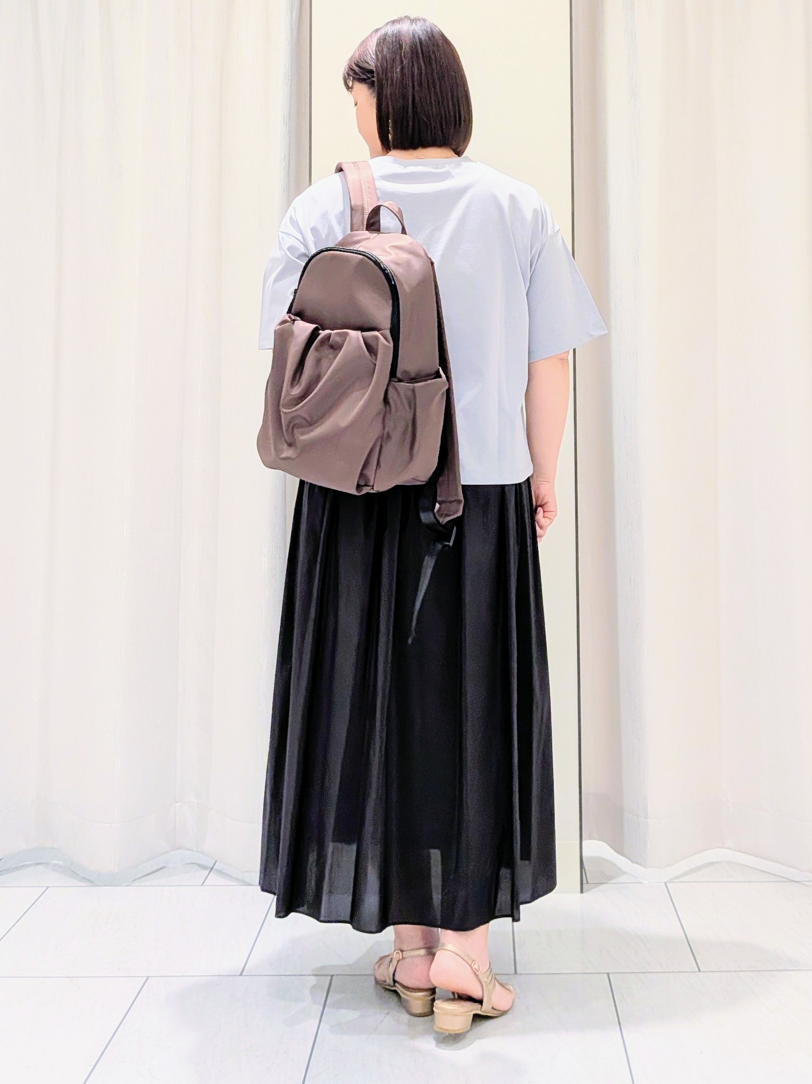 Onumaさんの「UNTITLED｜コットンロゴTシャツ」を使ったコーディネート