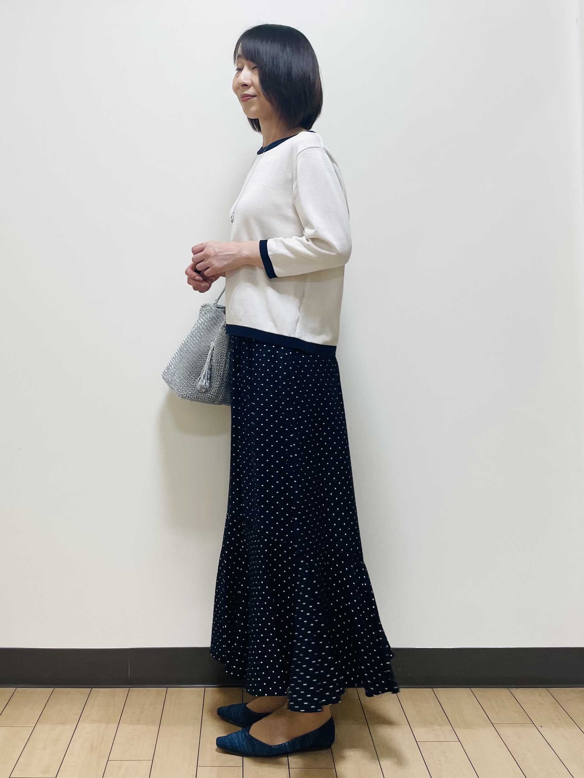 Riiさんの「Reflect｜フロントファスナーシアーブルゾン」を使ったコーディネート