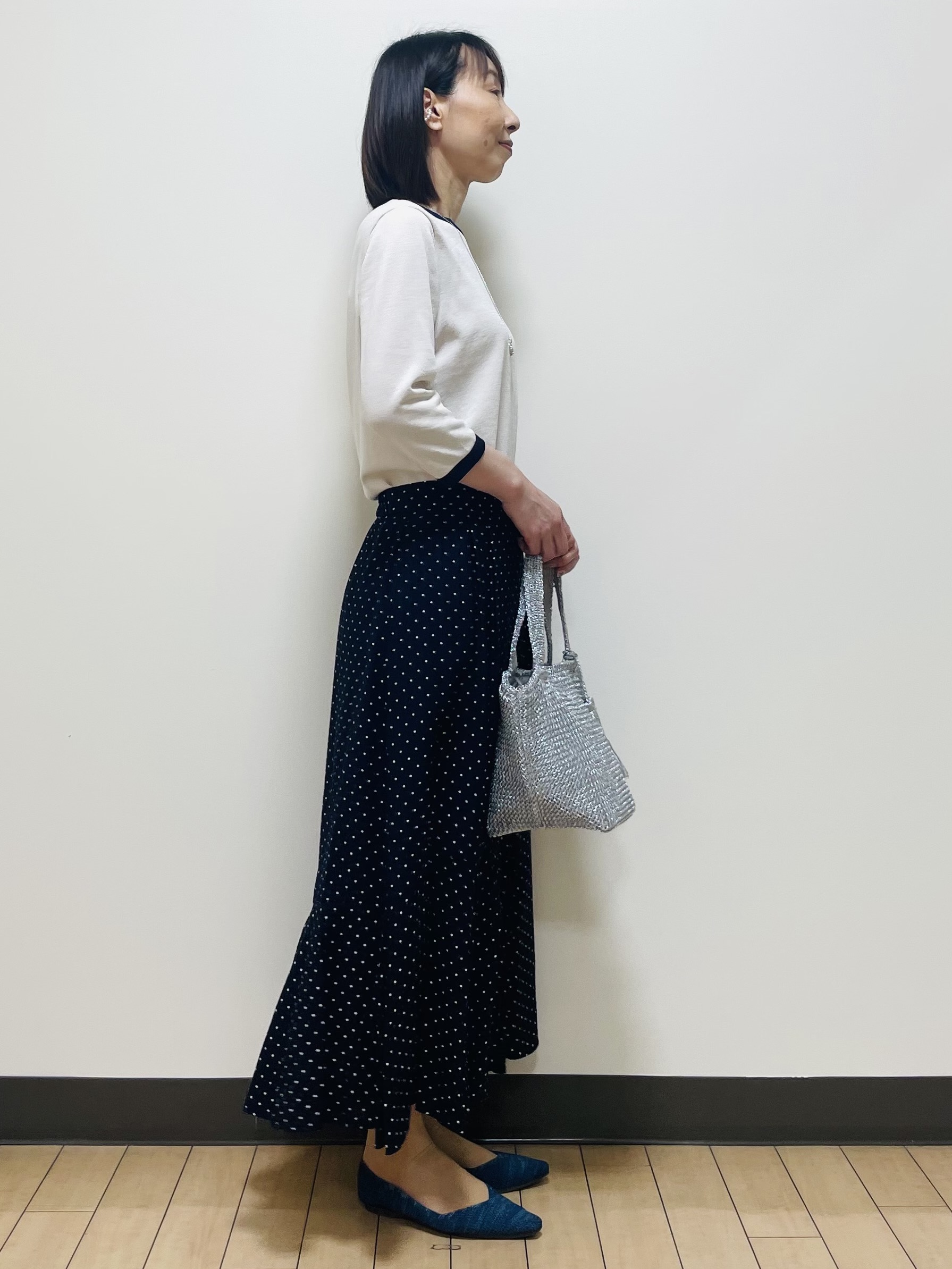 Riiさんの「Reflect｜フロントファスナーシアーブルゾン」を使ったコーディネート
