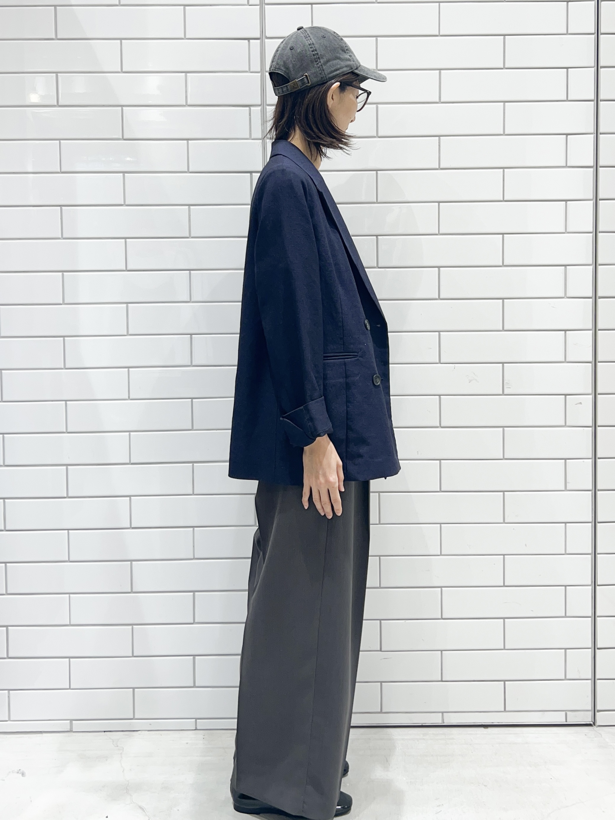 ももちぃさんの「index｜【UV／接触冷感】ダブルブレストジャケット《防シワ加工／洗える》」を使ったコーディネート