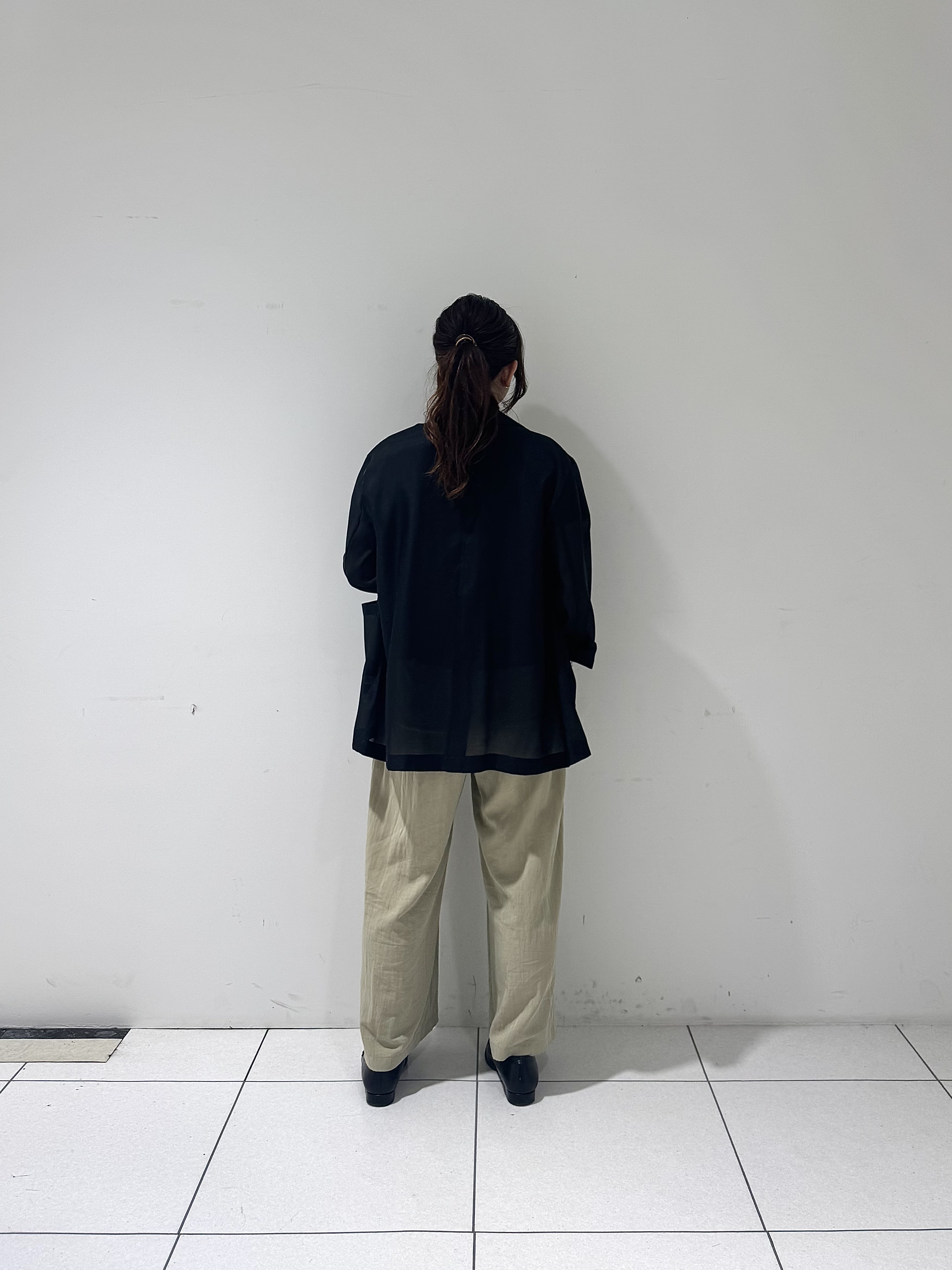 そんさんの「INDIVI｜シアーシャツジャケット【接触冷感】」を使ったコーディネート
