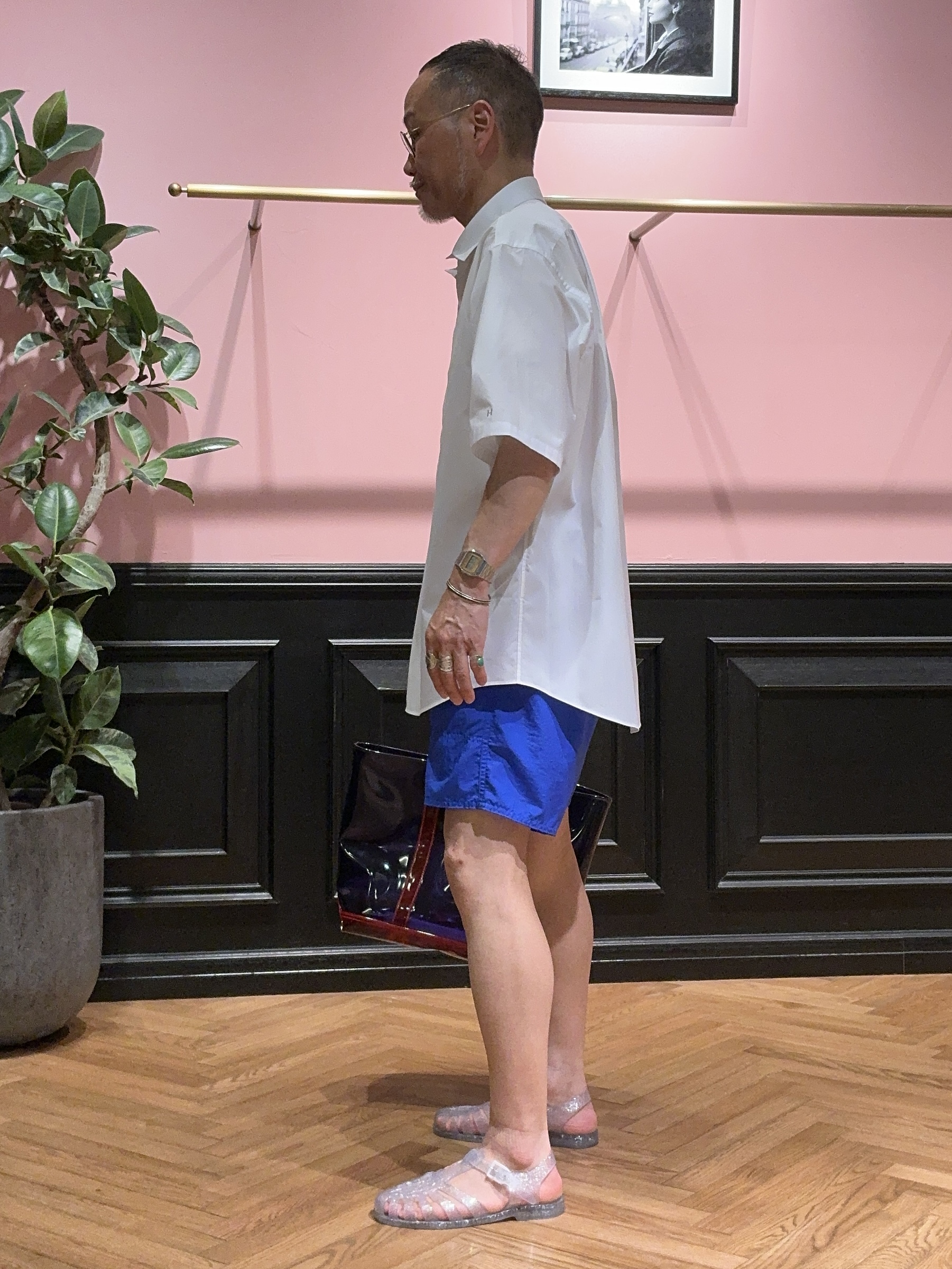 torigoeさんの「DRESSTERIOR｜【干場義雅&times;DRESSTERIOR】シドグラスシャツ」を使ったコーディネート