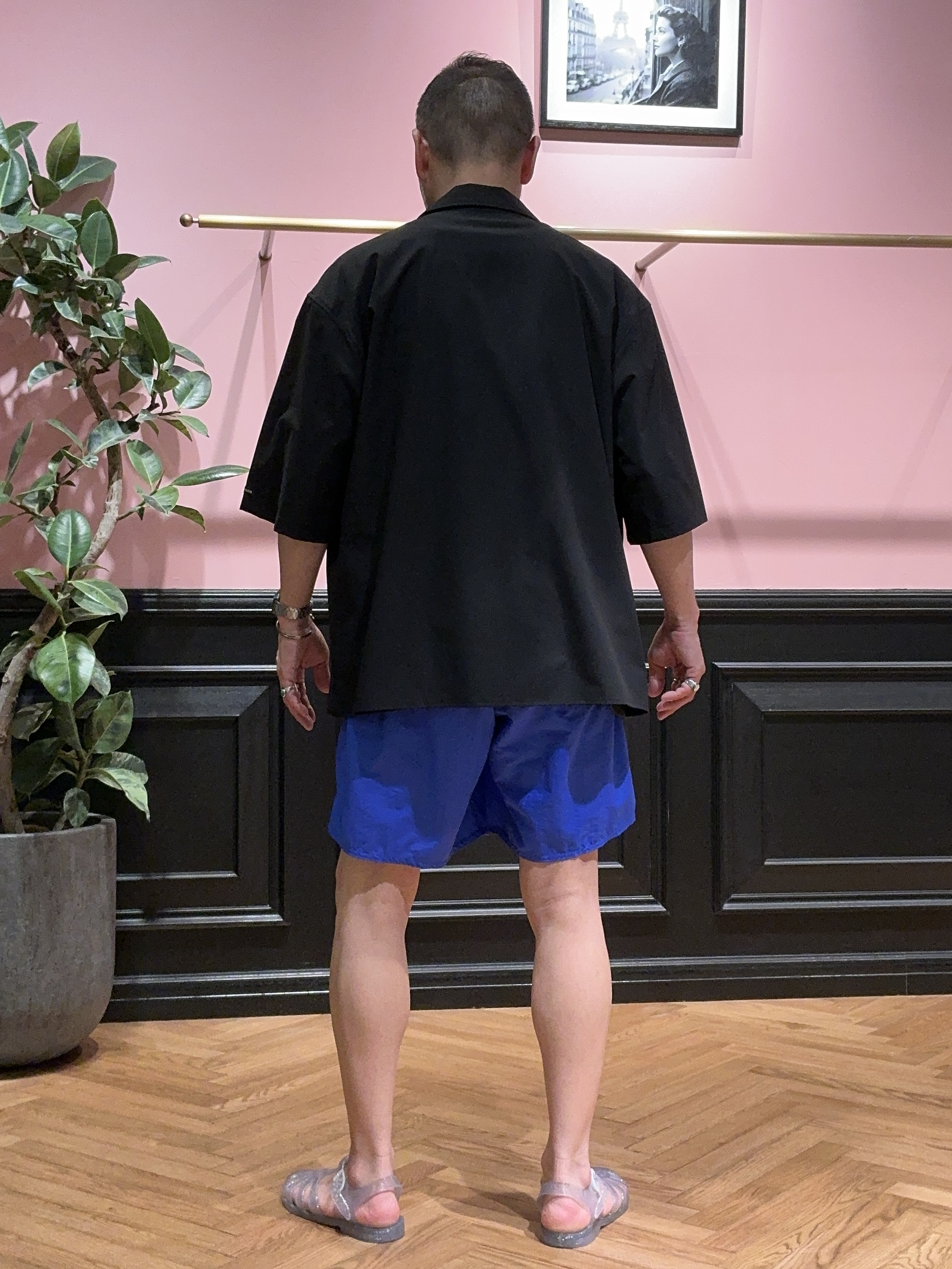 torigoeさんの「DRESSTERIOR｜【セットアップ可/撥水/クールタッチ素材】SOLOTEX 4WAYストレッチオープンカラーシャツ」を使ったコーディネート