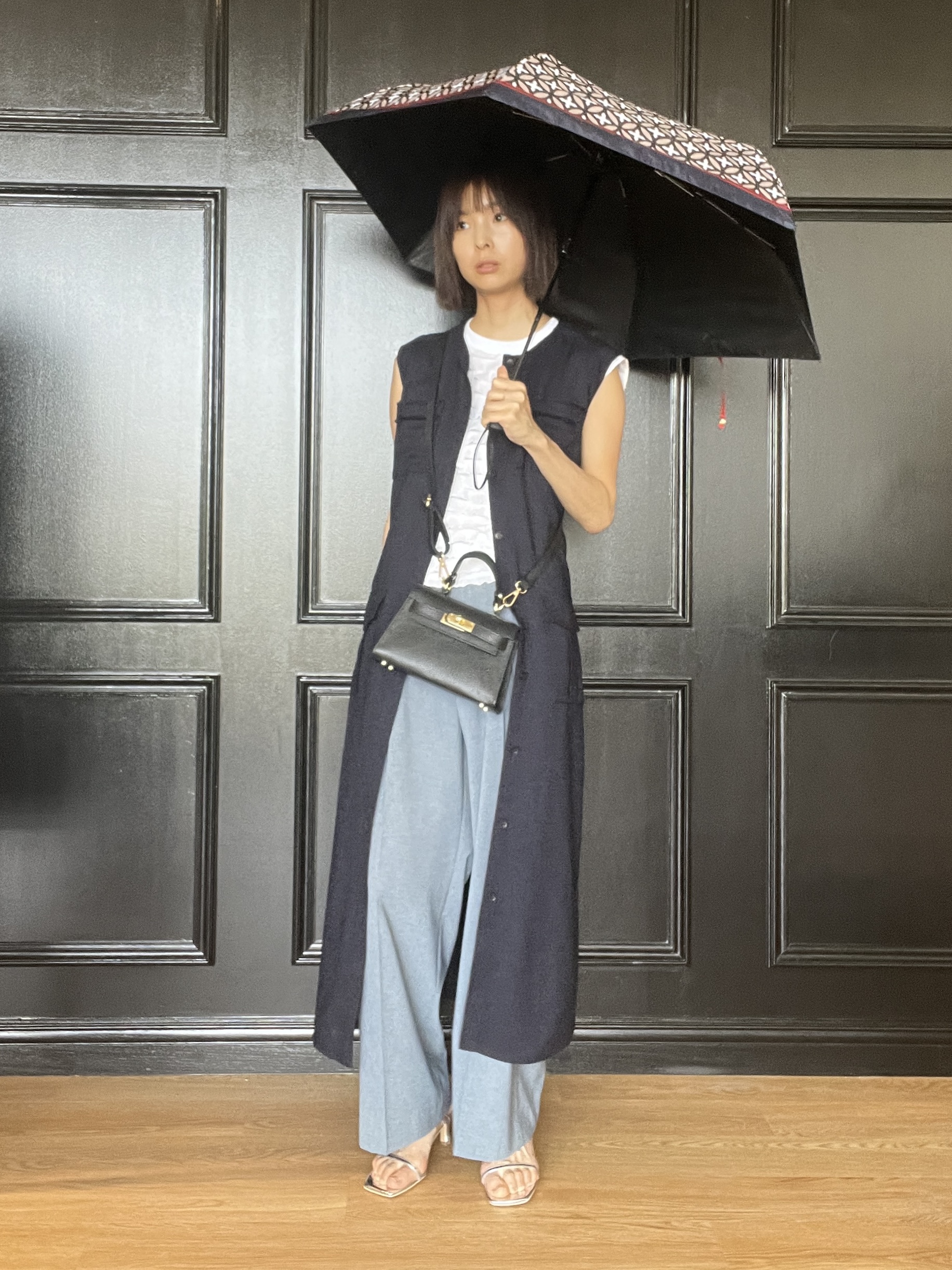 misaさんの「DRESSTERIOR｜【otonaMUSE5月号掲載】スキニーベルトサンダル」を使ったコーディネート