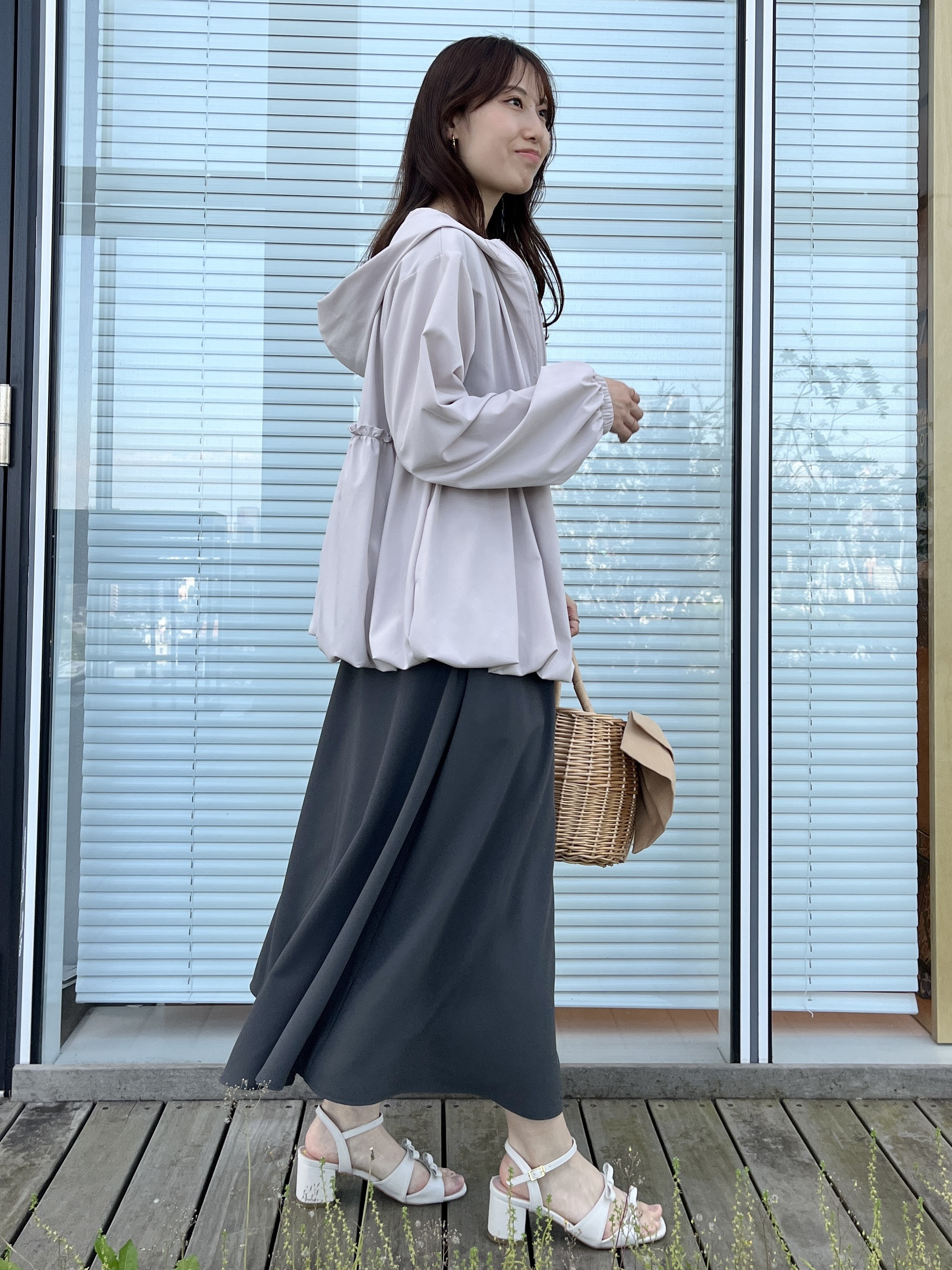 はばさんの「Couture brooch｜【UVカット・吸水速乾・撥水加工】フリル ラッシュガード」を使ったコーディネート