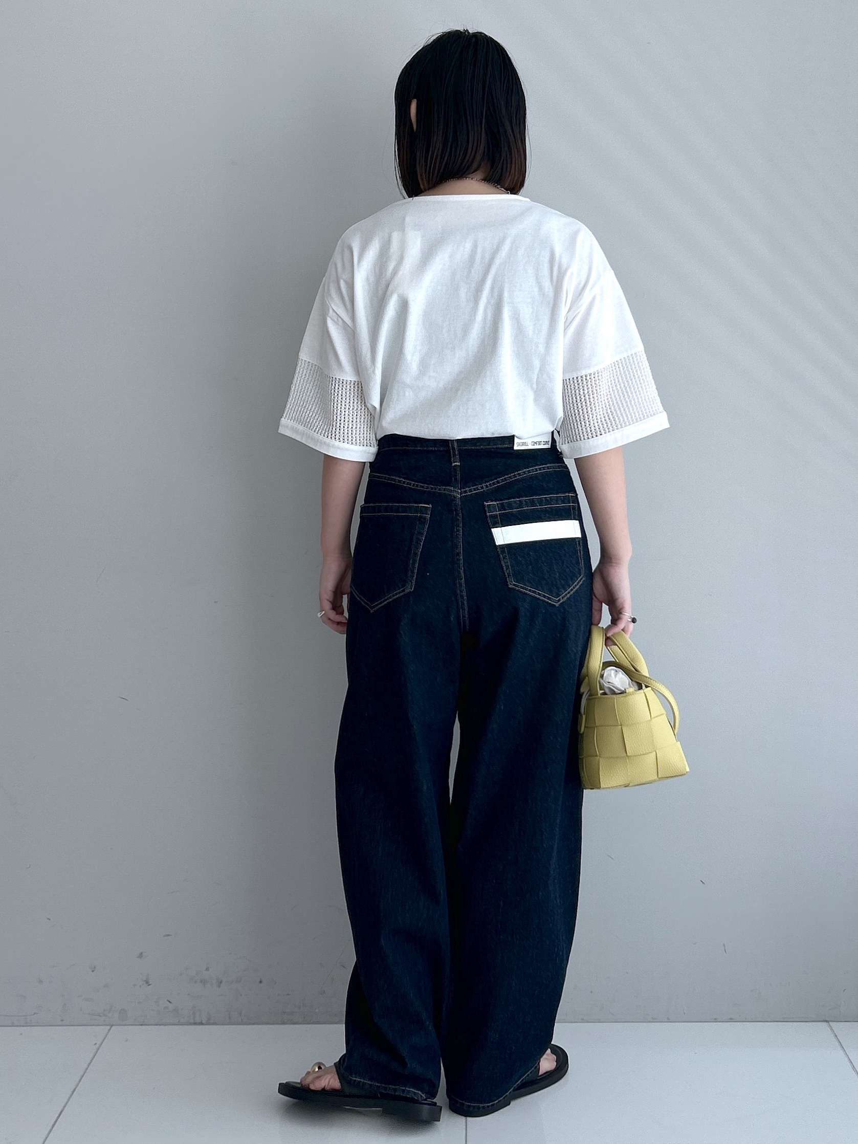Hirokaさんの「Dessin｜【接触冷感】メッシュレーススリーブプルオーバー」を使ったコーディネート