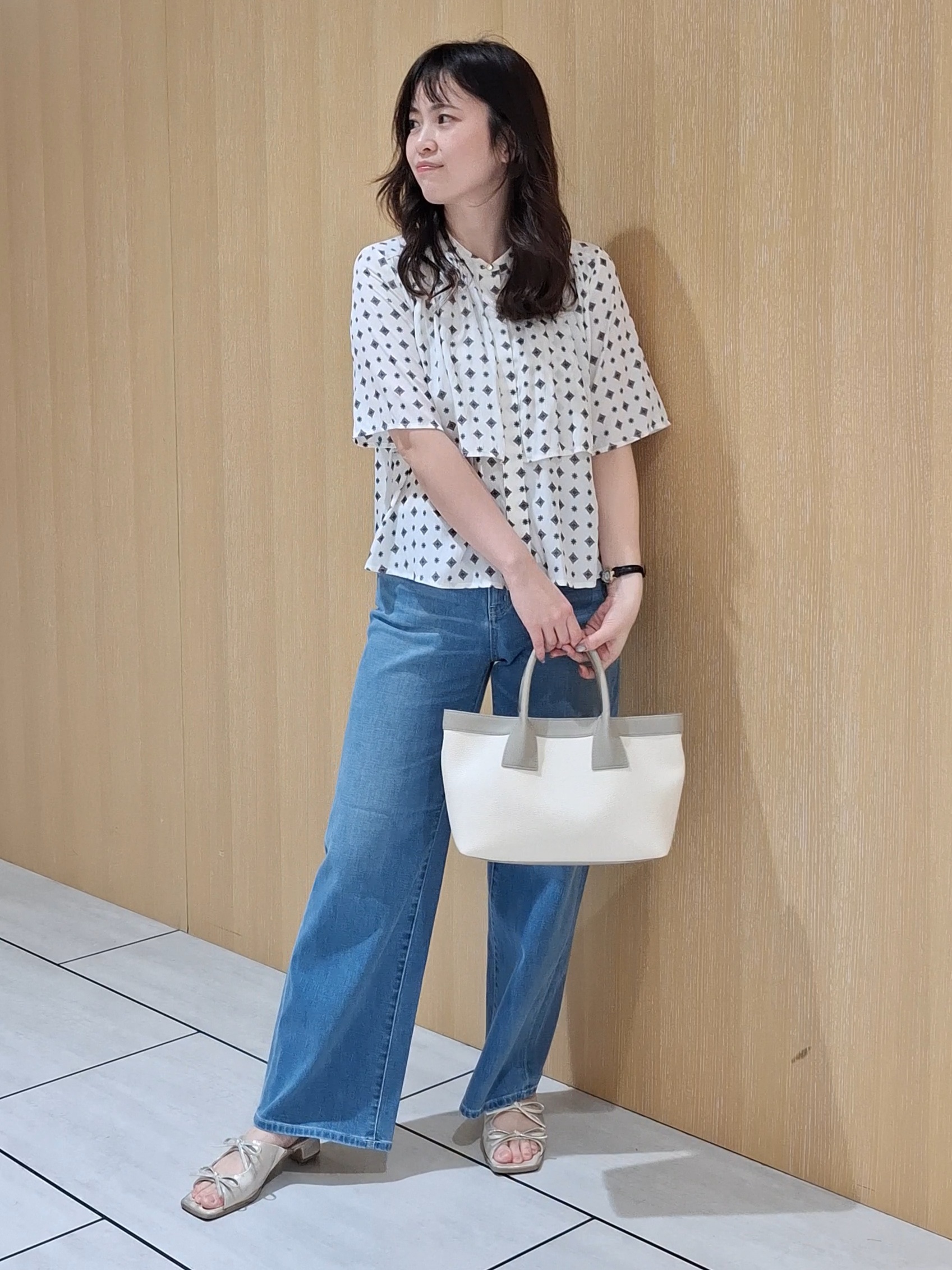 YuKaRiさんの「UNTITLED｜【日除け・冷房対策に】コットンリネンカーディガン」を使ったコーディネート