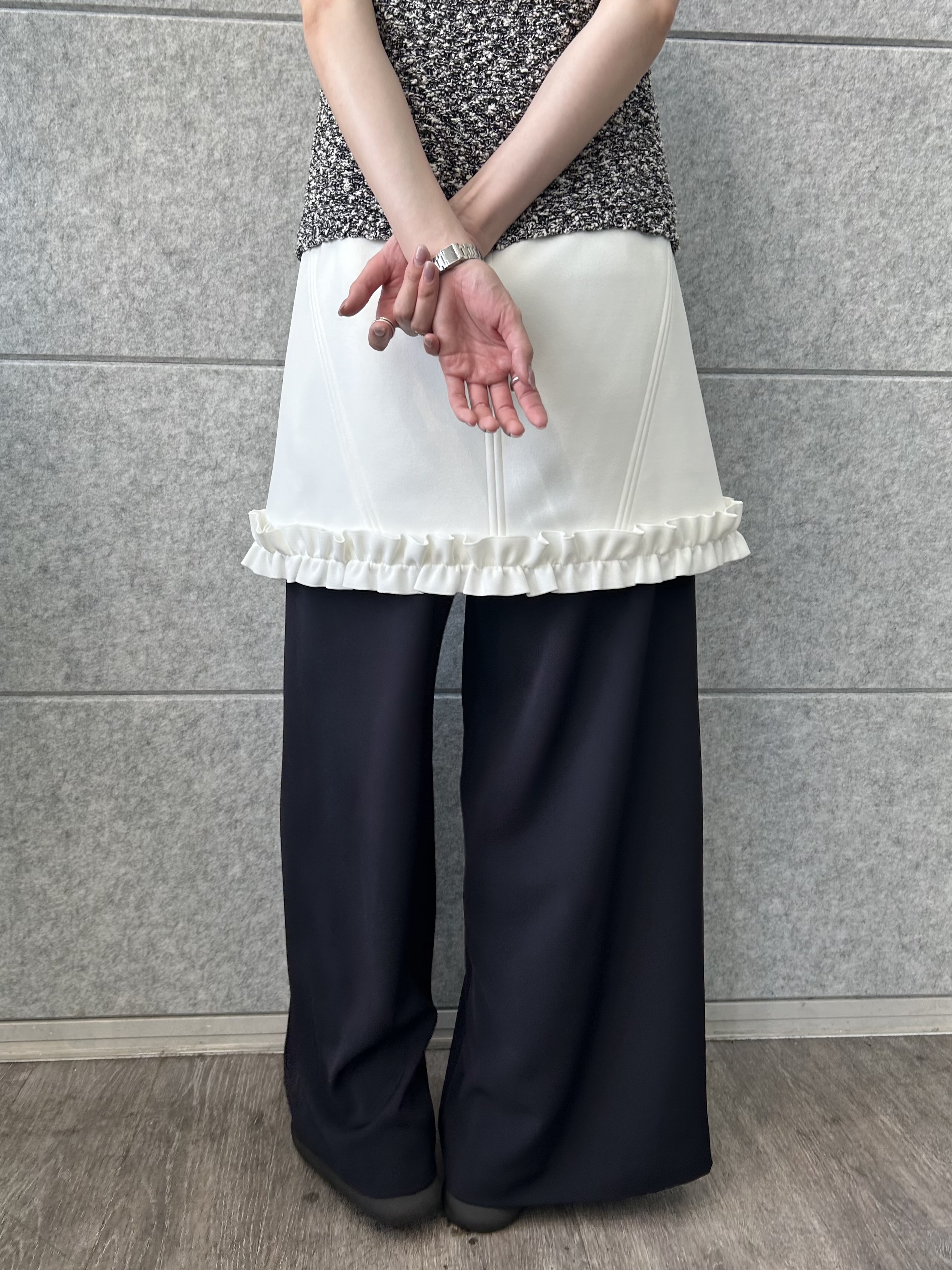 honoka Aさんの「CODE A｜cloudy open back tank」を使ったコーディネート